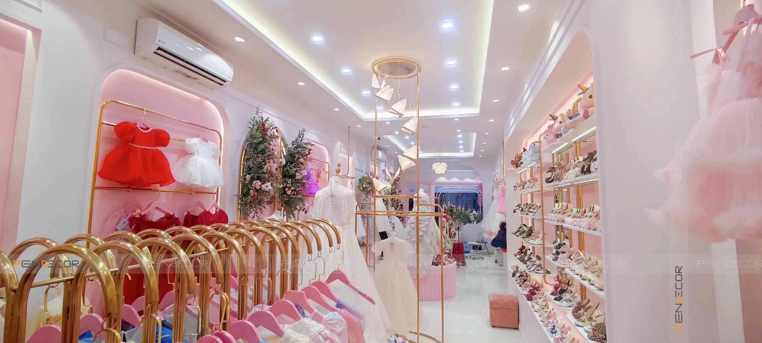 Thi Công Shop Thời Trang Trẻ Em Like Kids