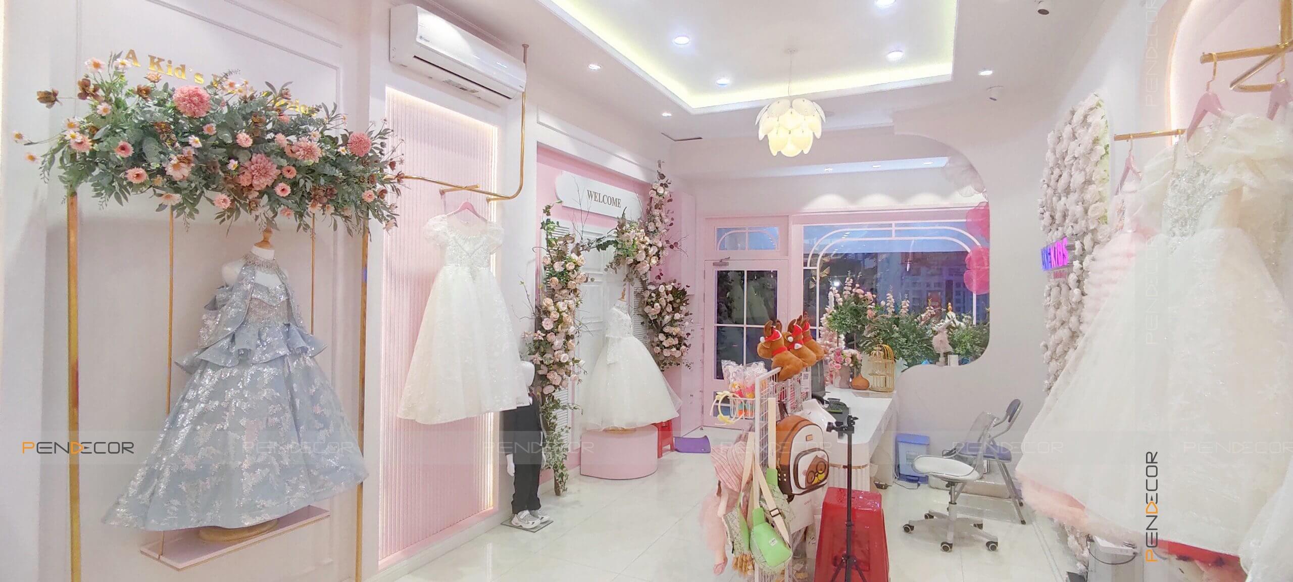 Thi Công Shop Thời Trang Trẻ Em Like Kids