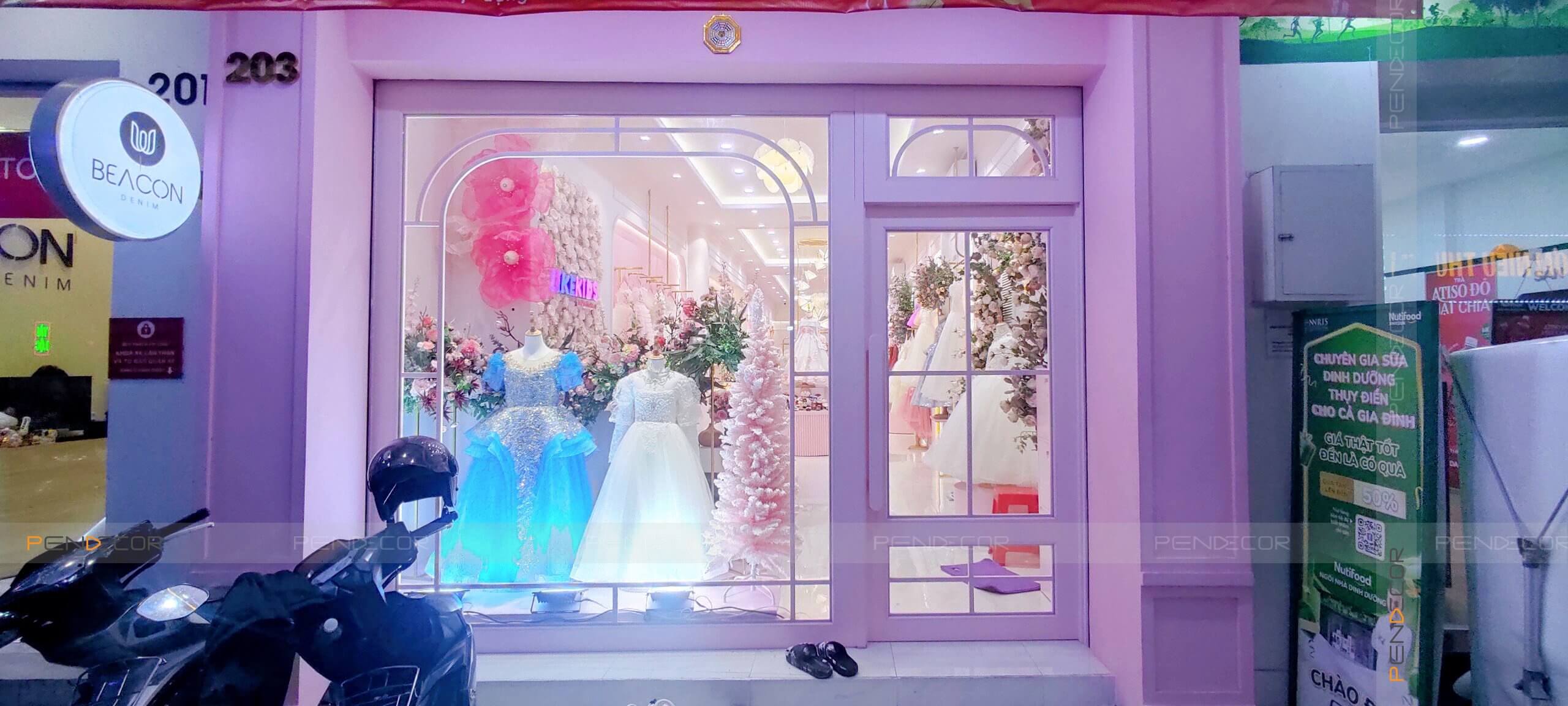 Thi Công Shop Thời Trang Trẻ Em Like Kids