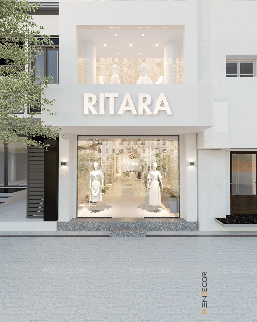 Thiết Kế Shop Thời Trang Nữ Ritara