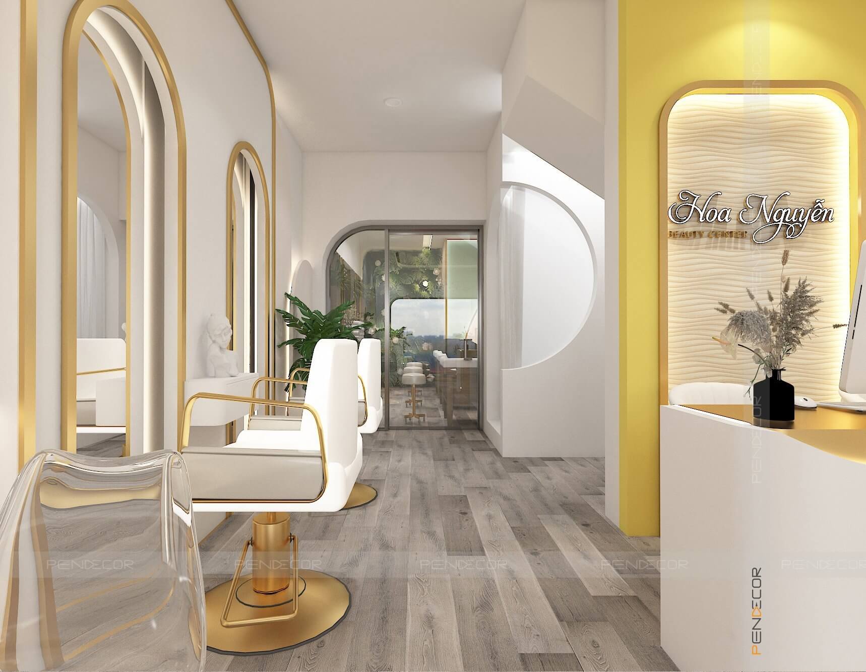 Thiết Kế Spa Hoa Nguyễn