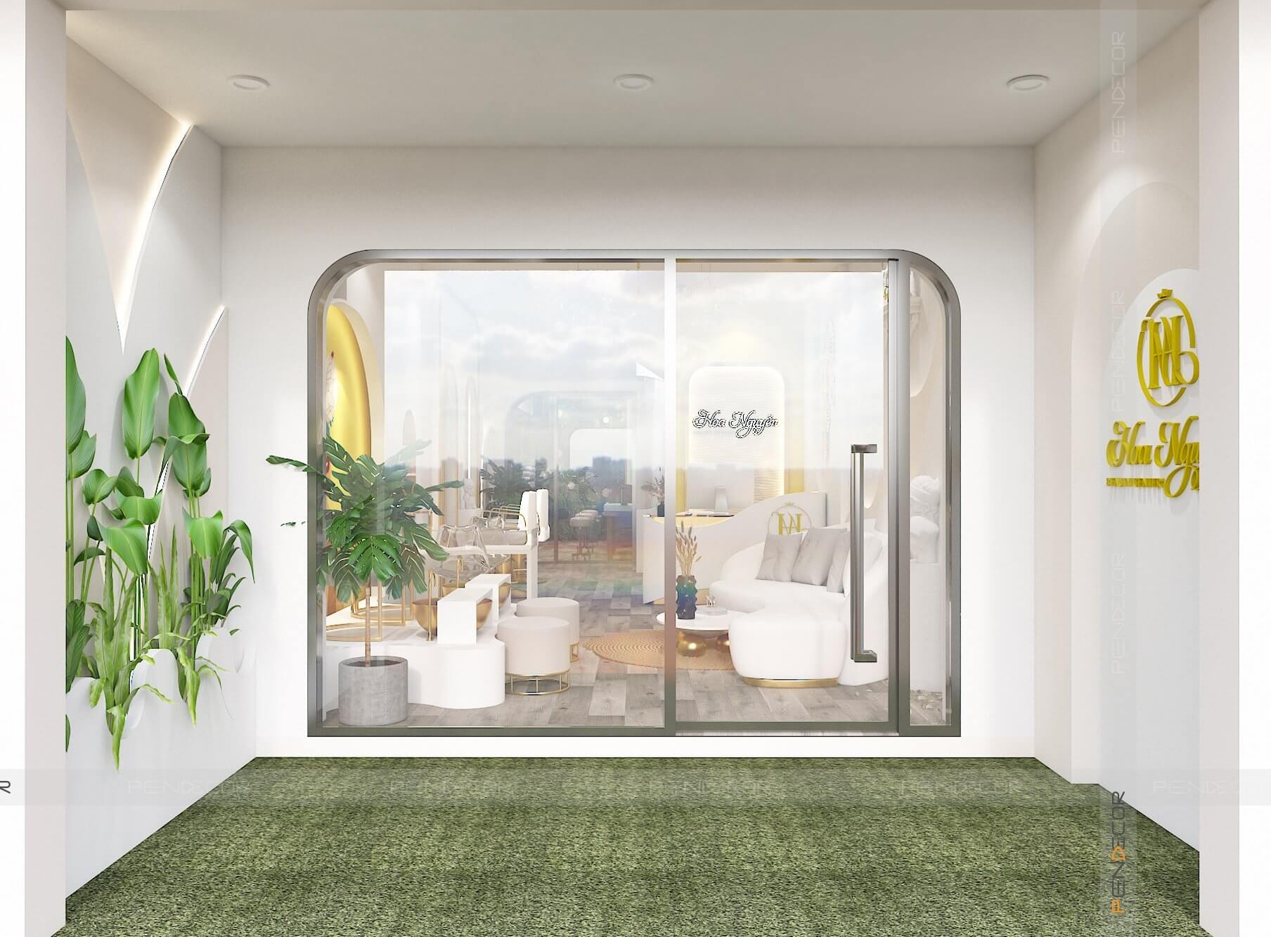 Thiết Kế Spa Hoa Nguyễn