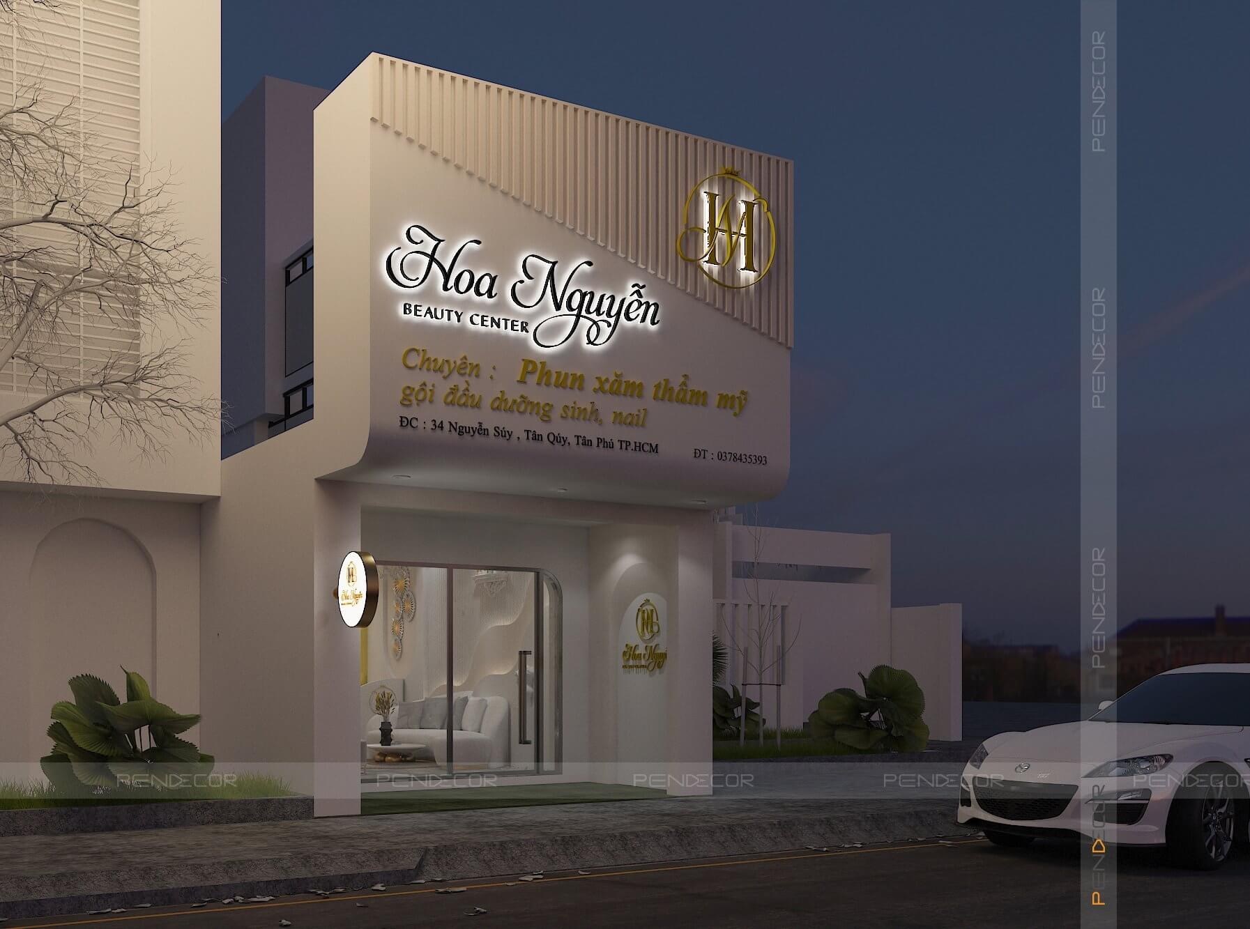 Thiết Kế Spa Hoa Nguyễn