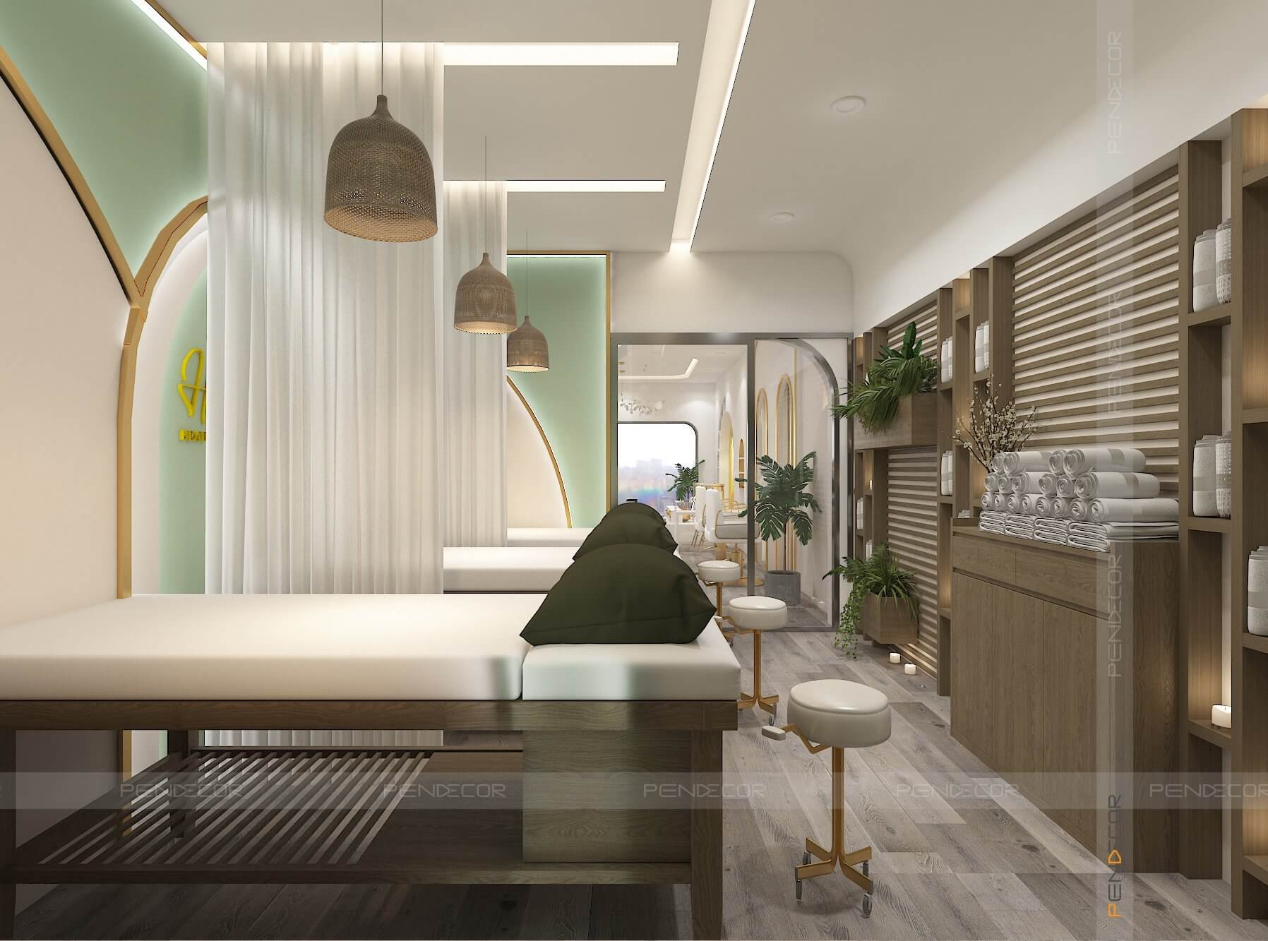 Thiết Kế Spa Hoa Nguyễn