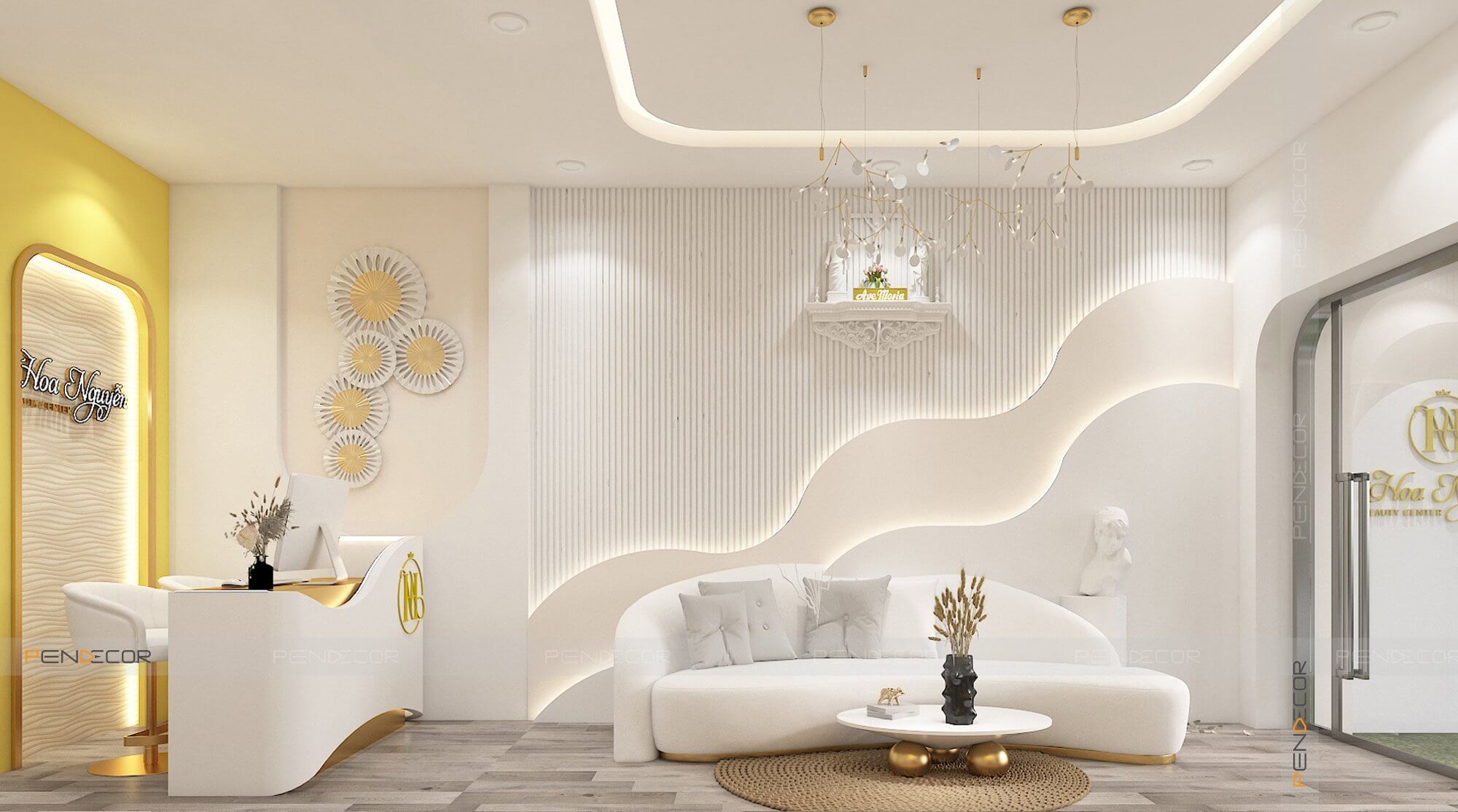 Thiết Kế Spa Hoa Nguyễn