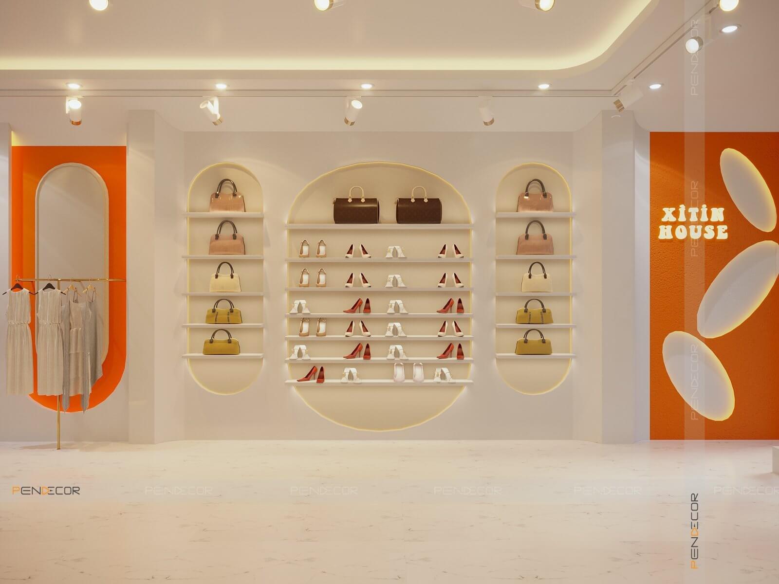 Thiết Kế Shop Thời Trang Nữ Xì Tin