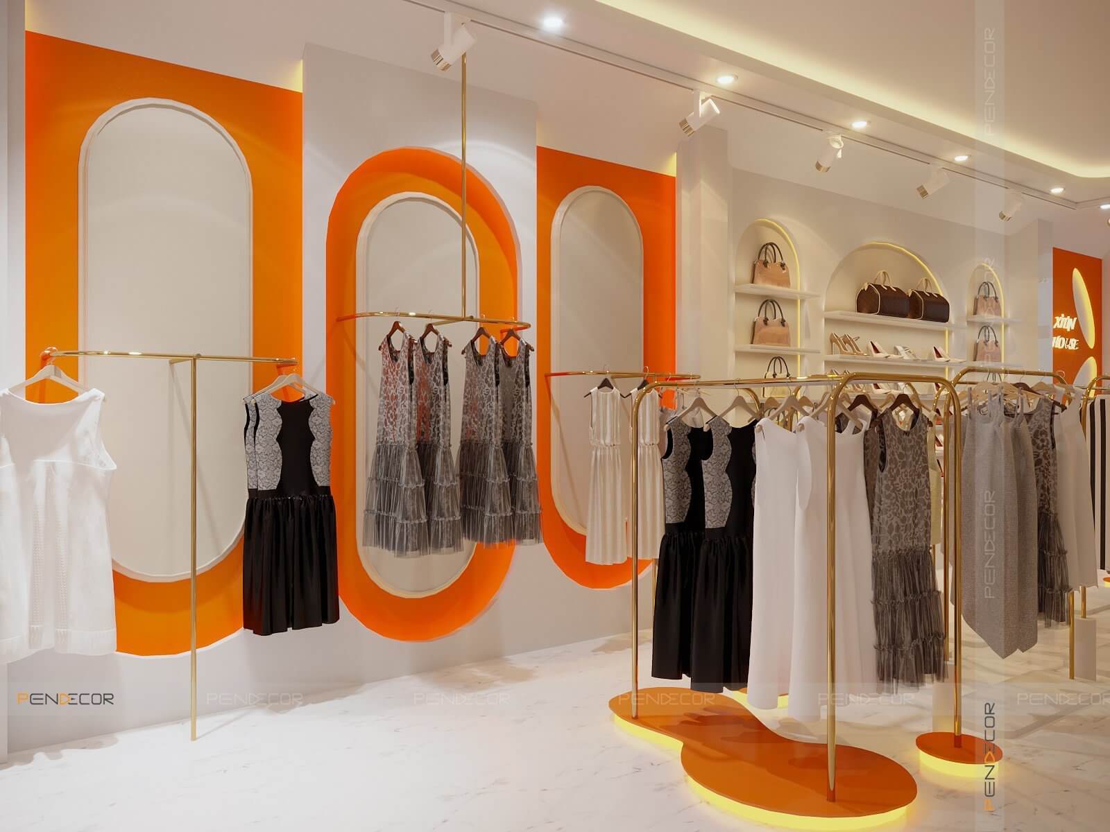 Thiết Kế Shop Thời Trang Nữ Xì Tin