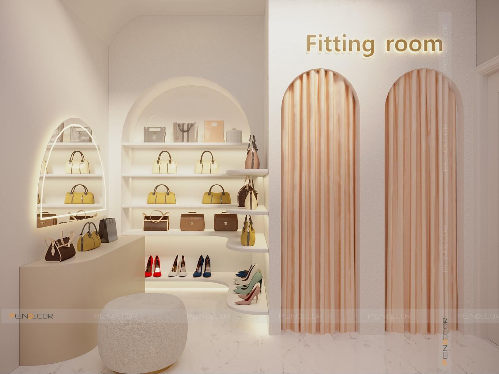 Thiết Kế Shop Thời Trang Nữ Xì Tin