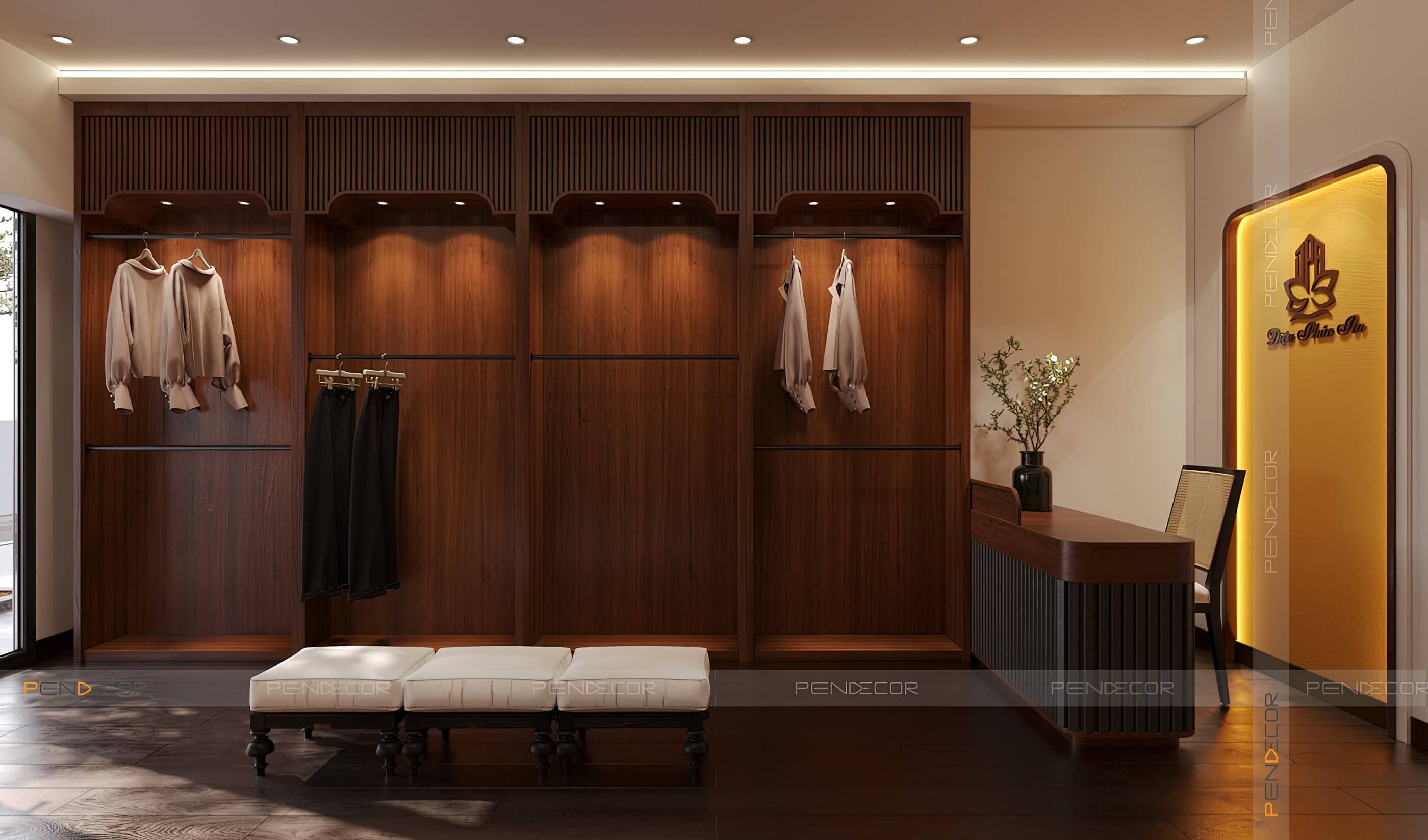 Thiết Kế Shop Trang Phục Phật Tử và Đồ Phong Thuỷ Diệu Phúc An