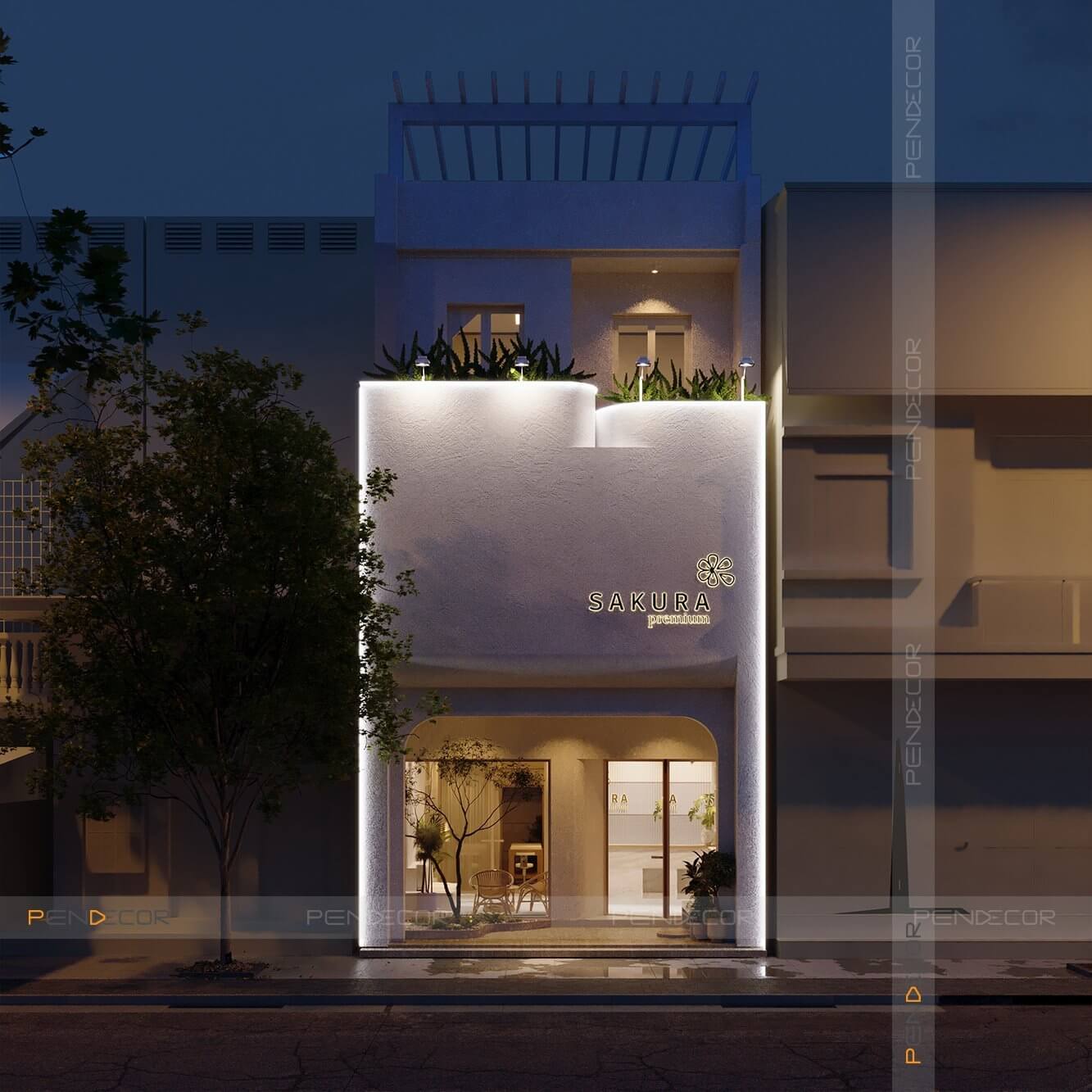 Thiết Kế Spa Sakura