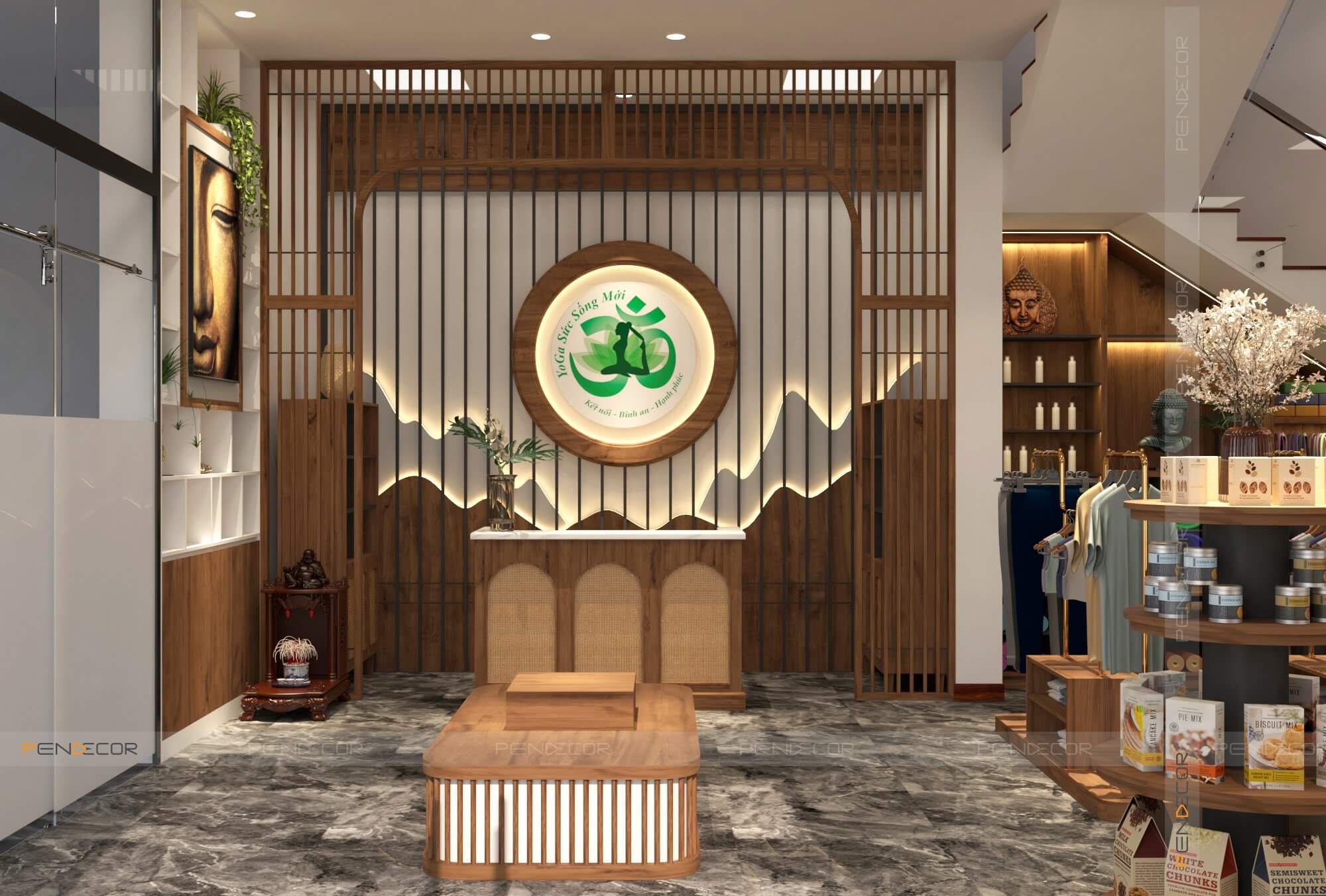 Thiết Kế Shop Yoga Sức Sống Mới