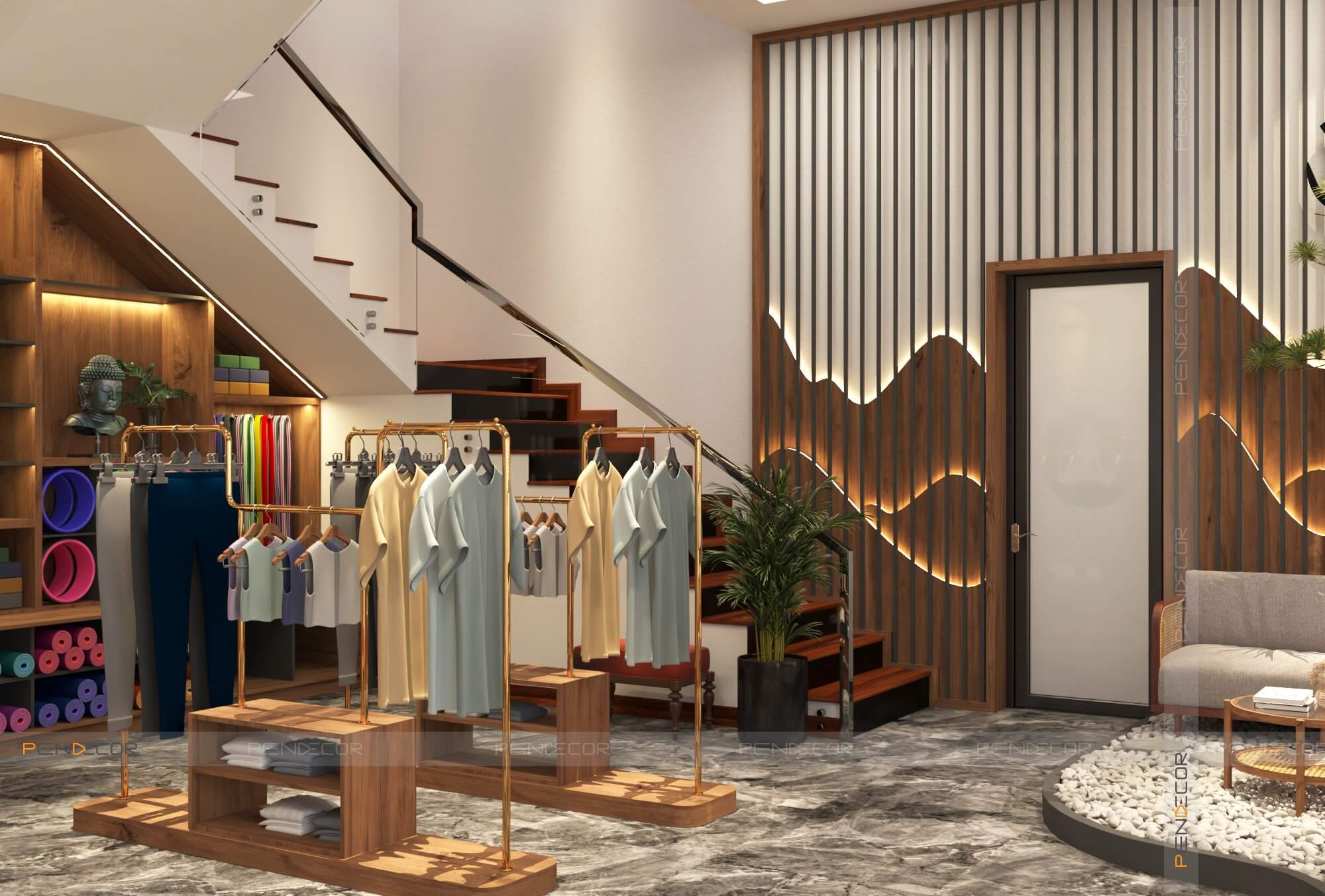 Thiết Kế Shop Yoga Sức Sống Mới