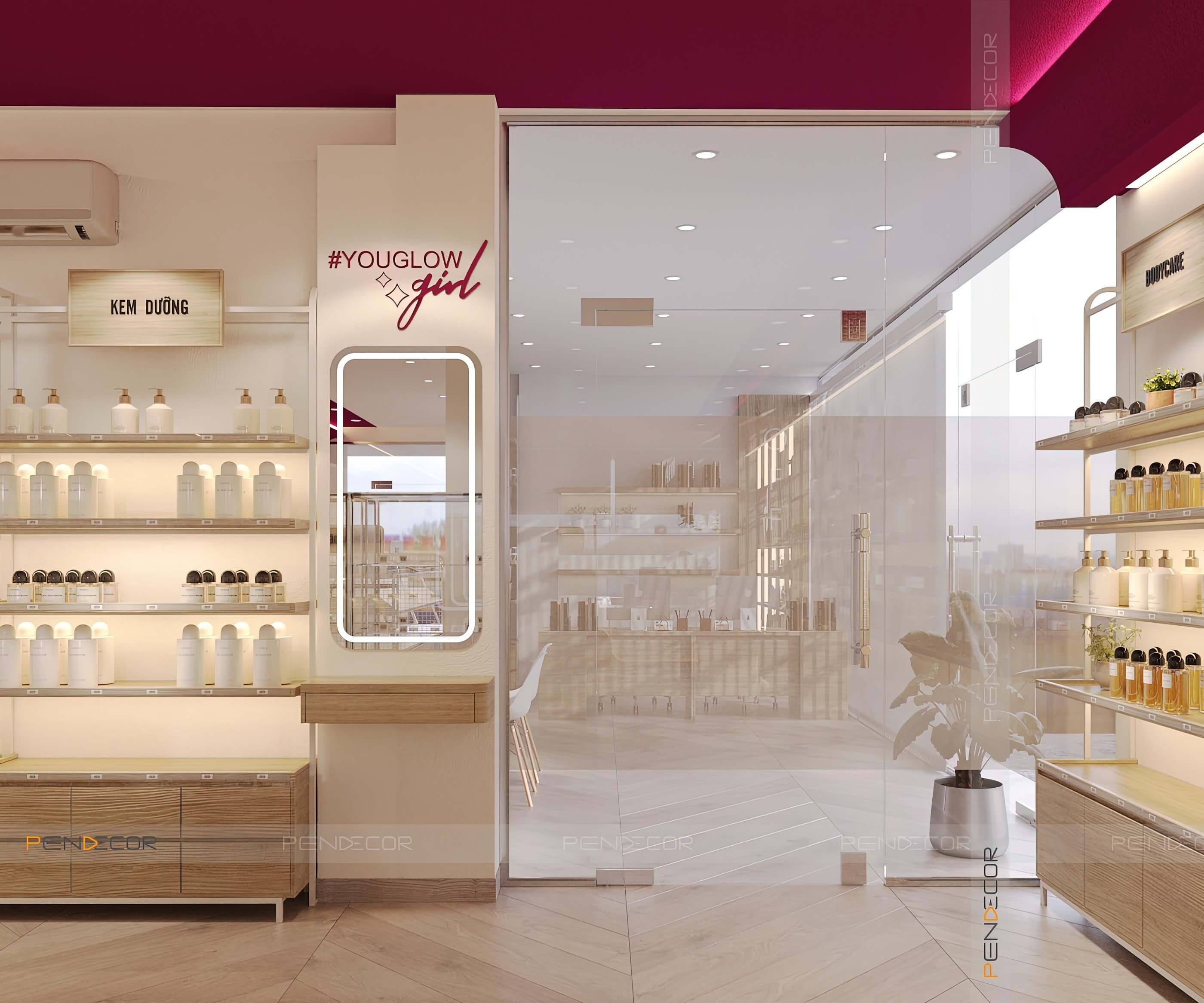 Thiết Kế Shop Mỹ Phẩm HADI Beauty (Chi nhánh Phan Thanh)