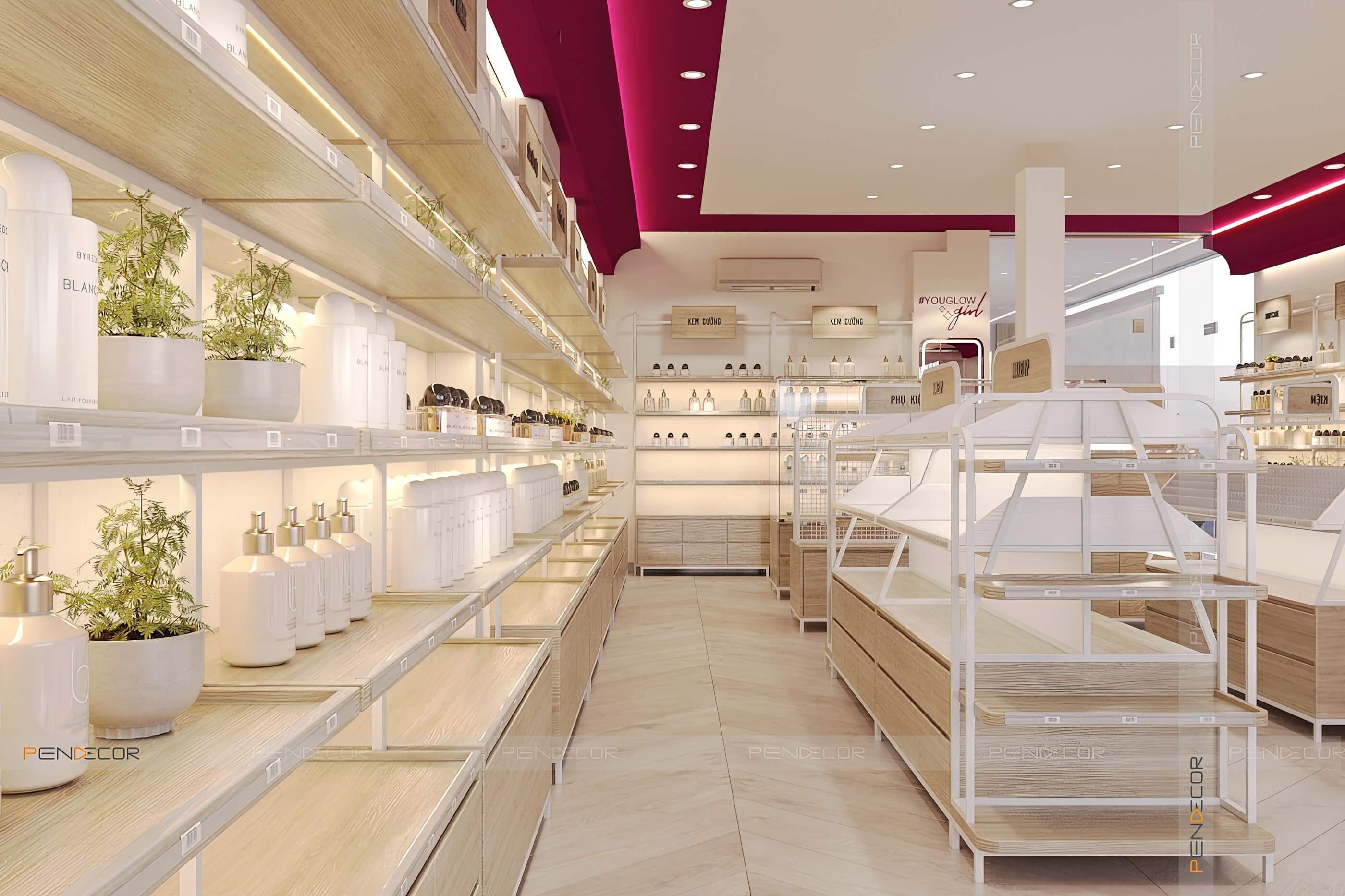 Thiết Kế Shop Mỹ Phẩm HADI Beauty (Chi nhánh Phan Thanh)