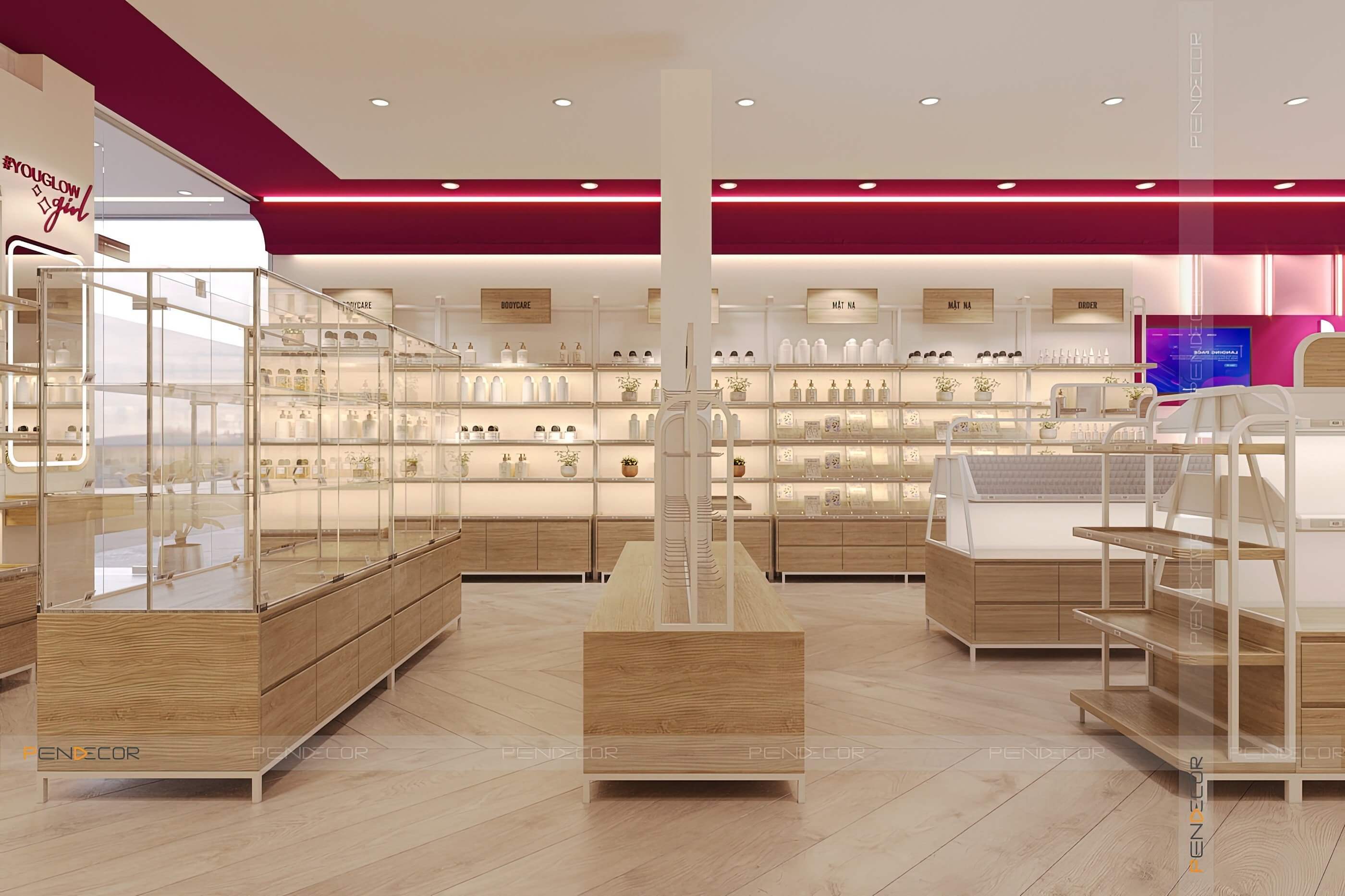 Thiết Kế Shop Mỹ Phẩm HADI Beauty (Chi nhánh Phan Thanh)