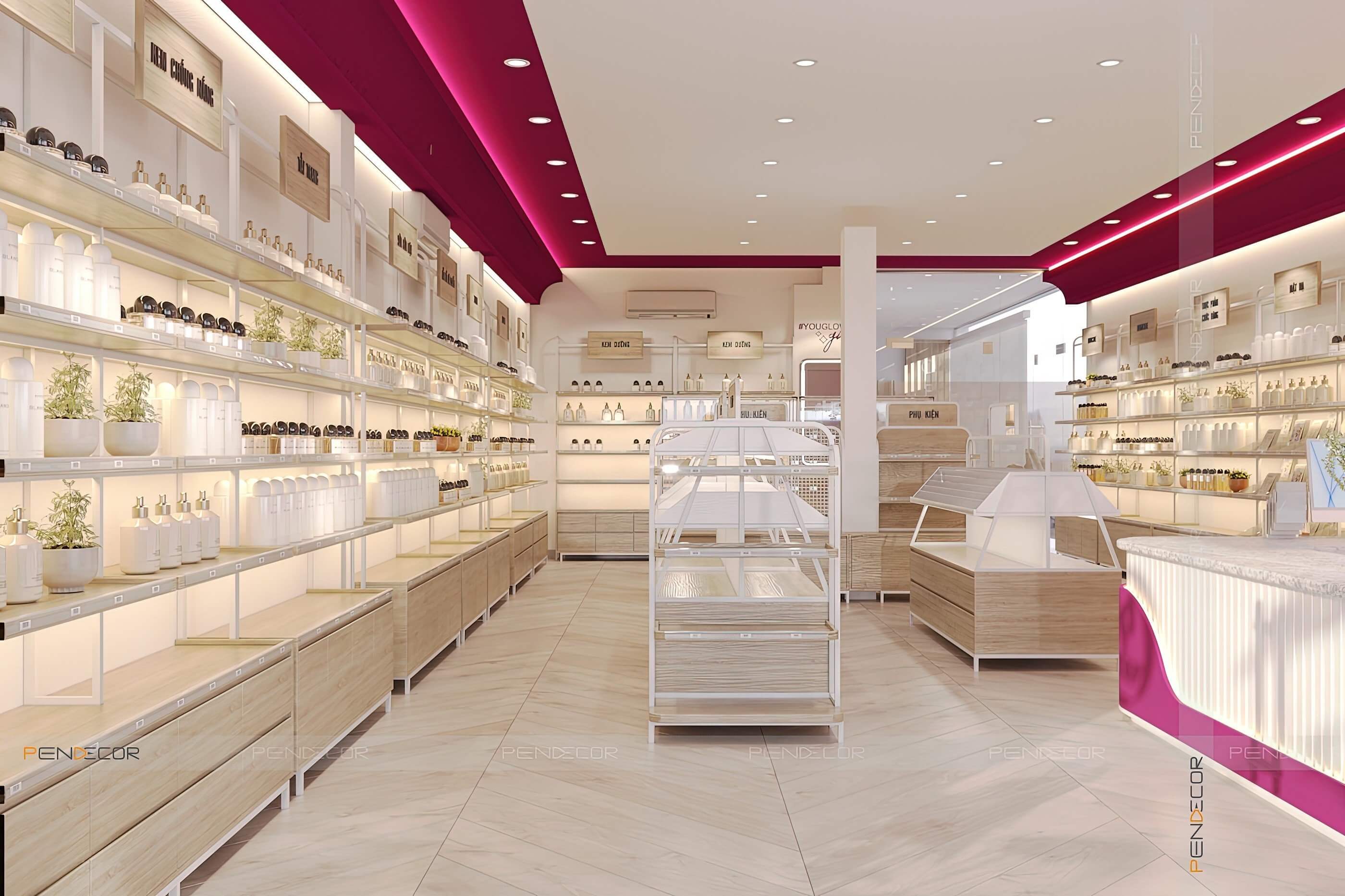 Thiết Kế Shop Mỹ Phẩm HADI Beauty (Chi nhánh Phan Thanh)