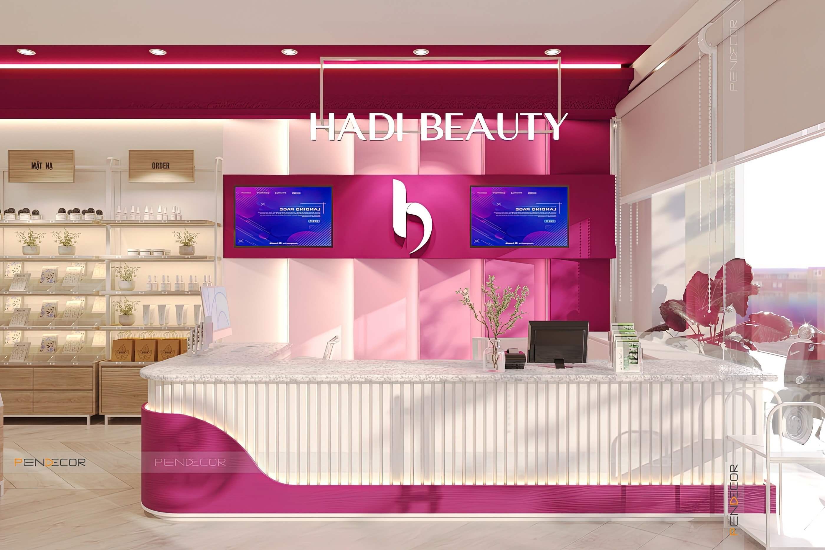 Thiết Kế Shop Mỹ Phẩm HADI Beauty (Chi nhánh Phan Thanh)