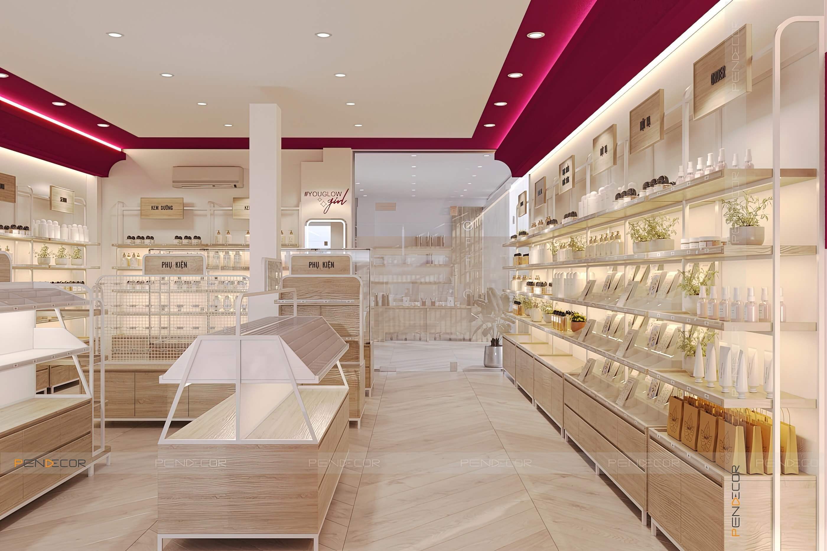 Thiết Kế Shop Mỹ Phẩm HADI Beauty (Chi nhánh Phan Thanh)