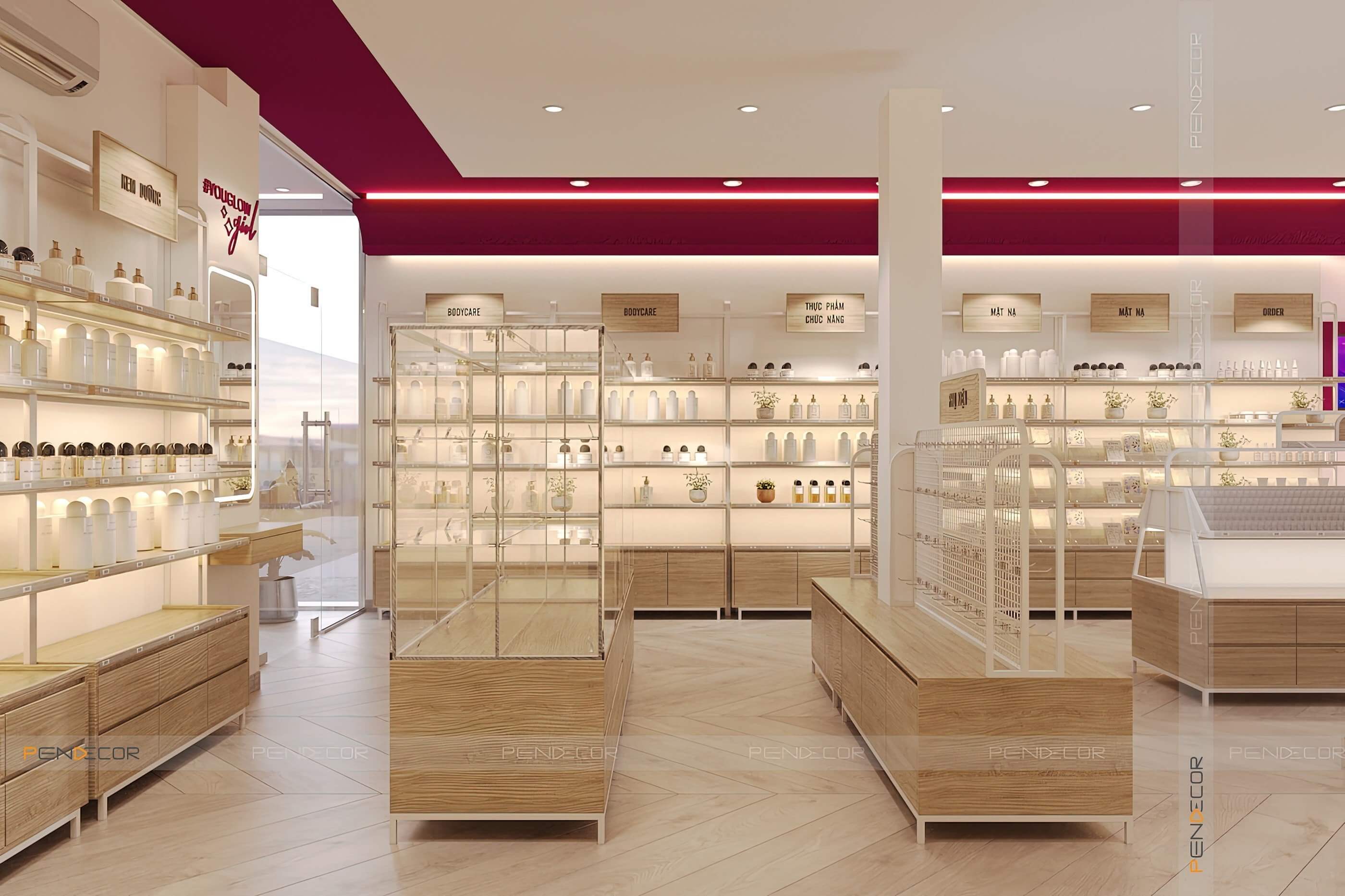 Thiết Kế Shop Mỹ Phẩm HADI Beauty (Chi nhánh Phan Thanh)