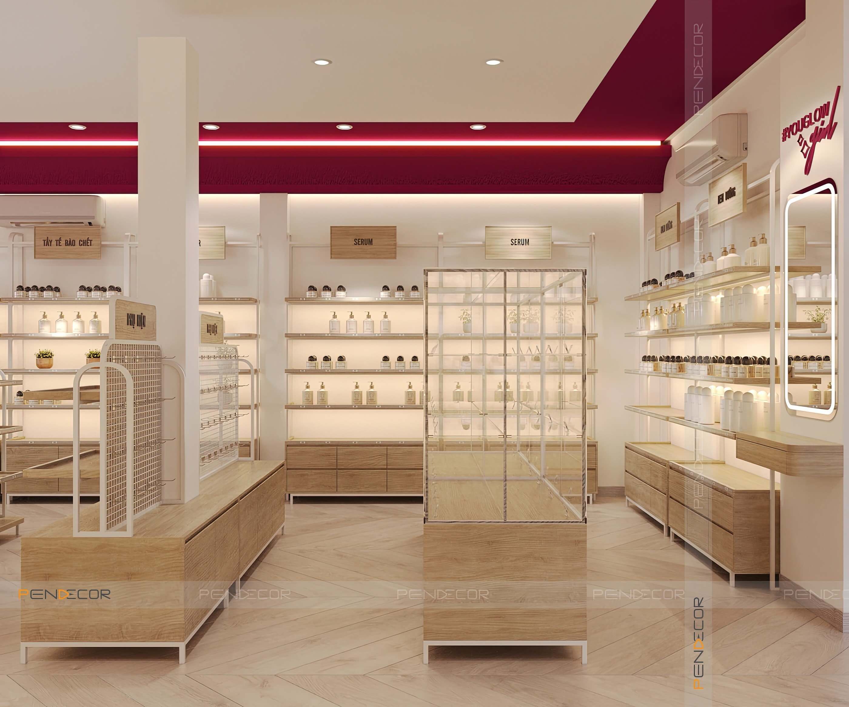 Thiết Kế Shop Mỹ Phẩm HADI Beauty (Chi nhánh Phan Thanh)