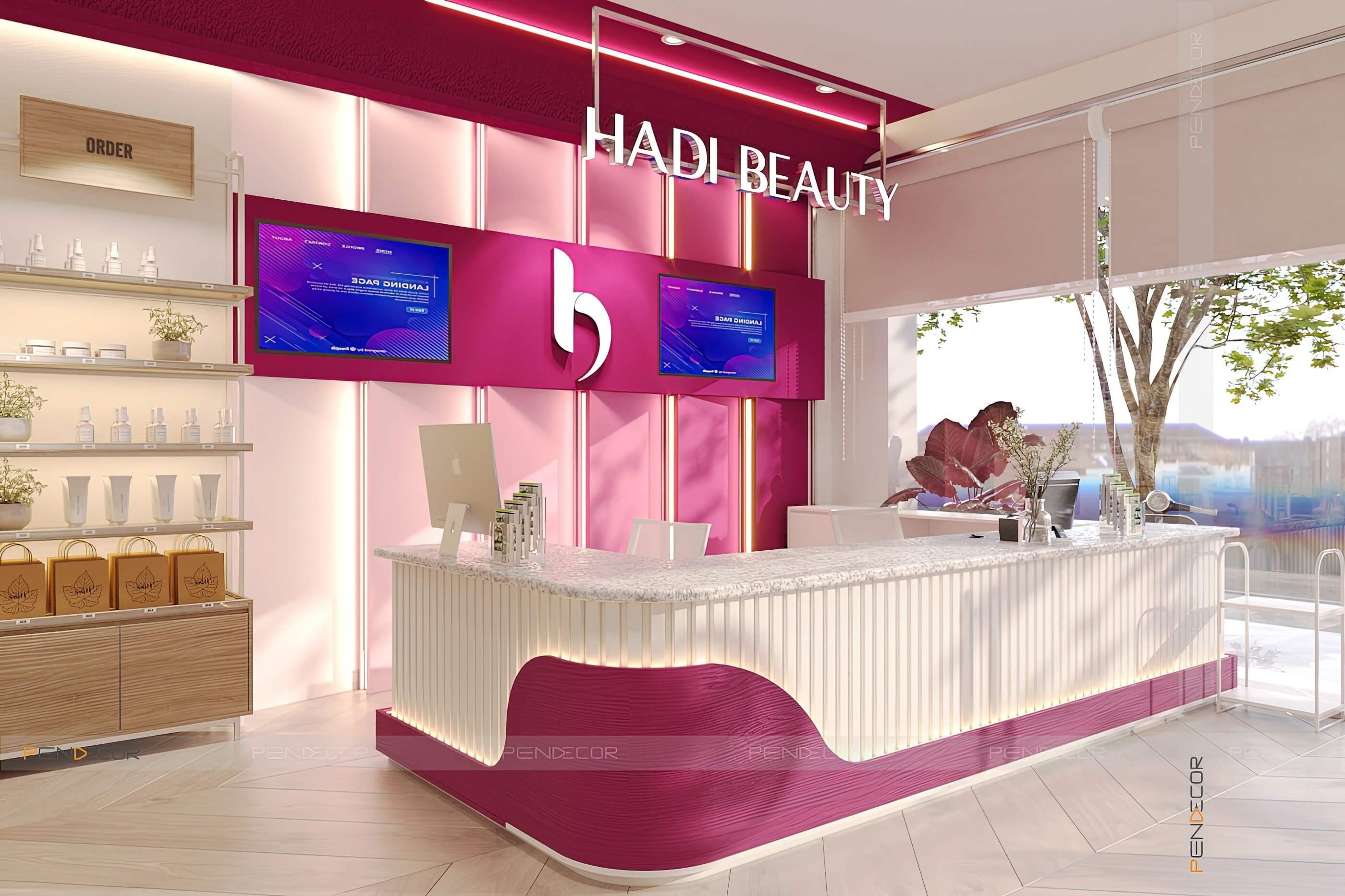 Thiết Kế Shop Mỹ Phẩm HADI Beauty (Chi nhánh Phan Thanh)