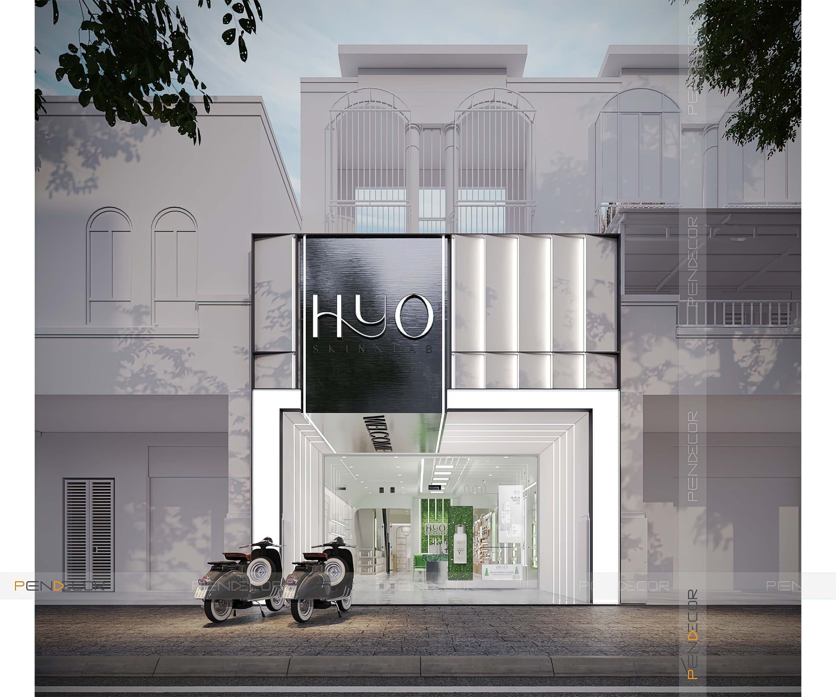 Thiết Kế Shop Mỹ Phẩm Hyo Skin & Lab