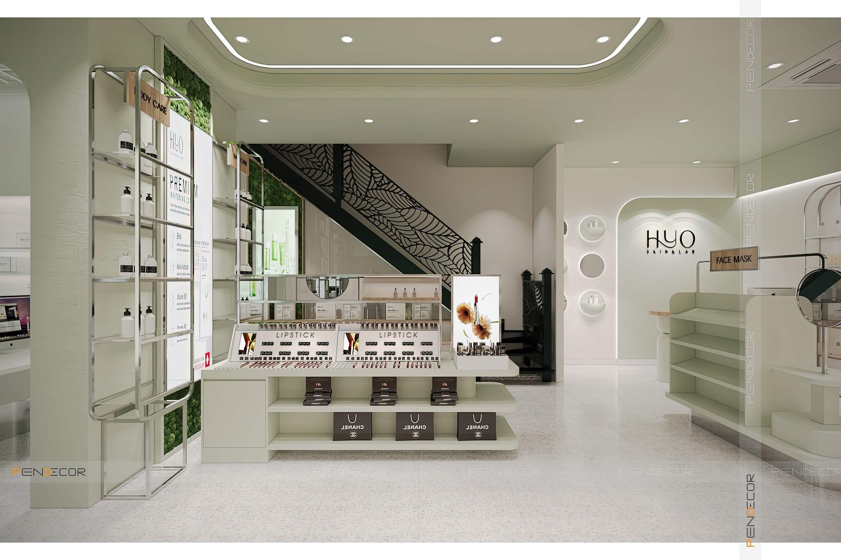 Thiết Kế Shop Mỹ Phẩm Hyo Skin & Lab