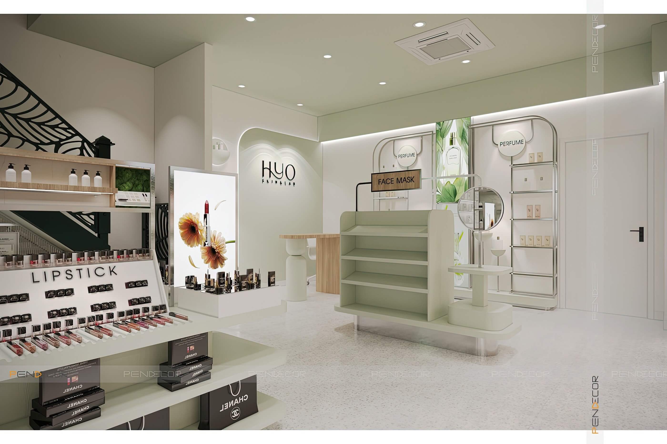 Thiết Kế Shop Mỹ Phẩm Hyo Skin & Lab