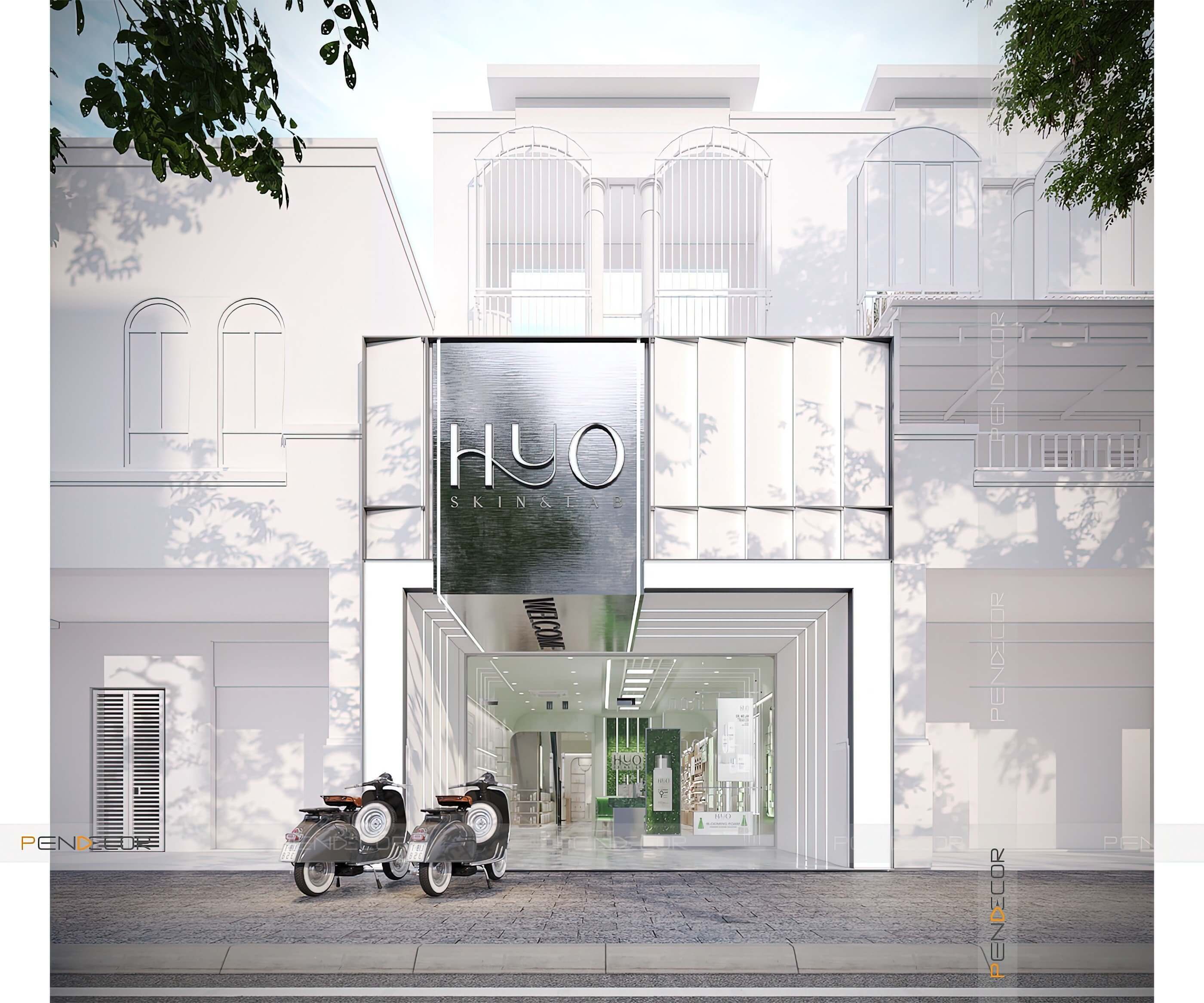 Thiết Kế Shop Mỹ Phẩm Hyo Skin & Lab