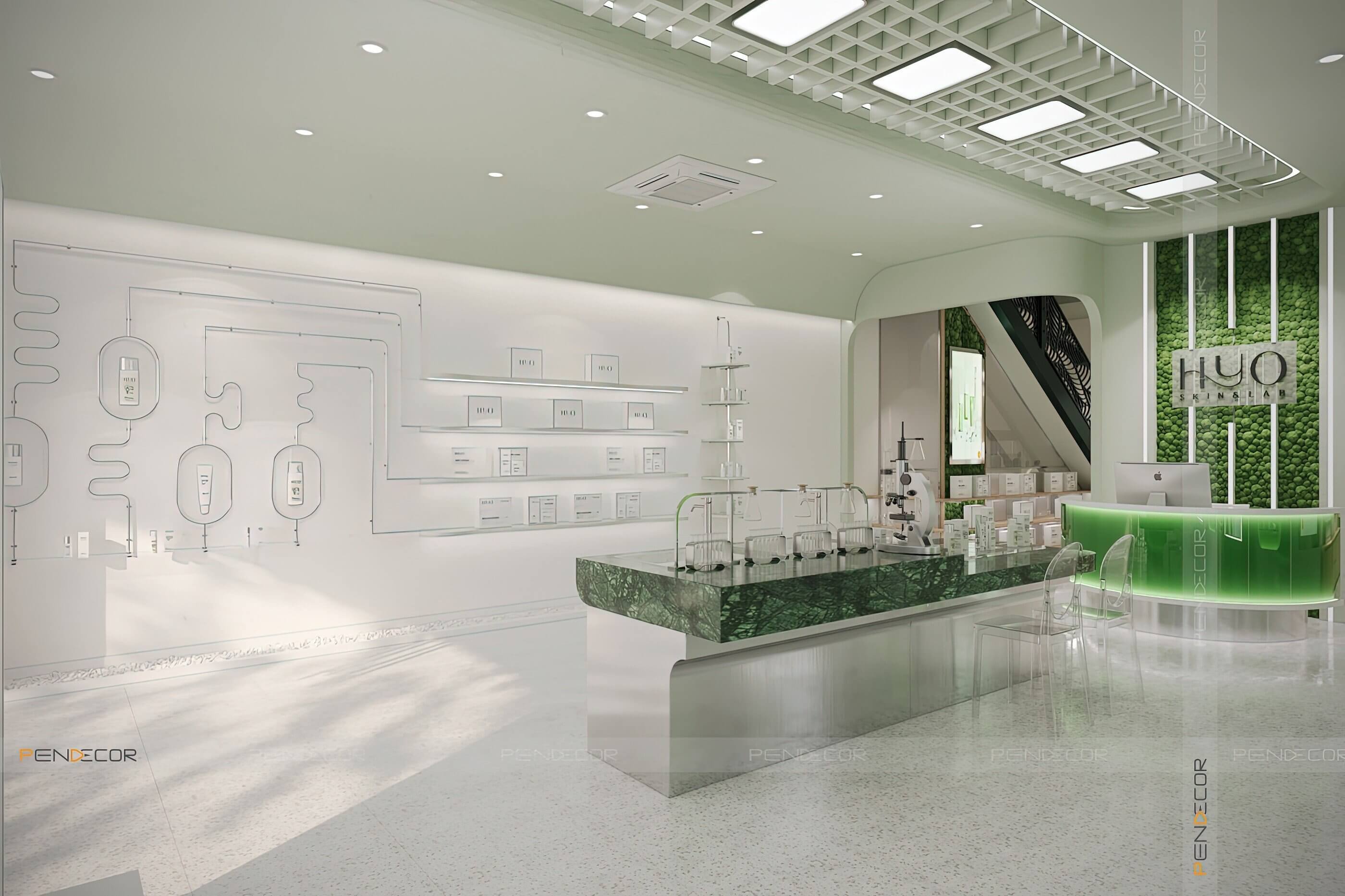 Thiết Kế Shop Mỹ Phẩm Hyo Skin & Lab