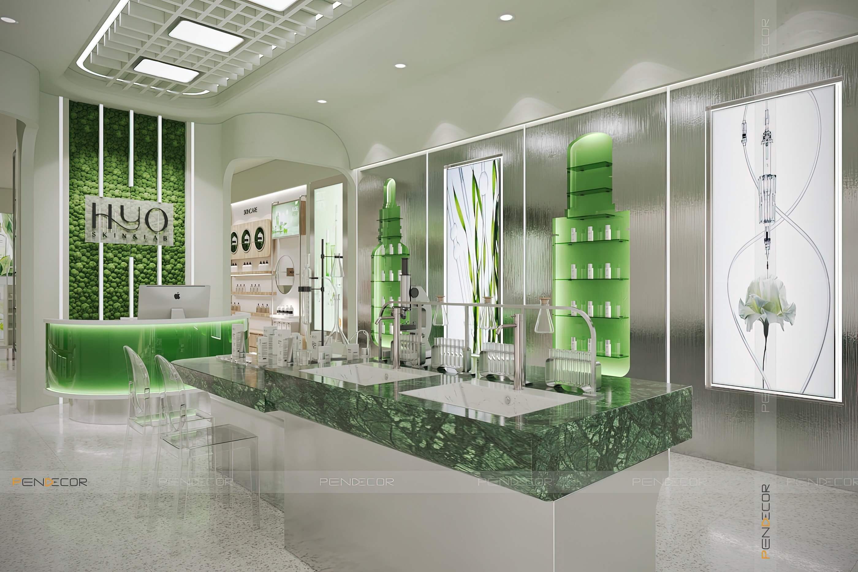 Thiết Kế Shop Mỹ Phẩm Hyo Skin & Lab