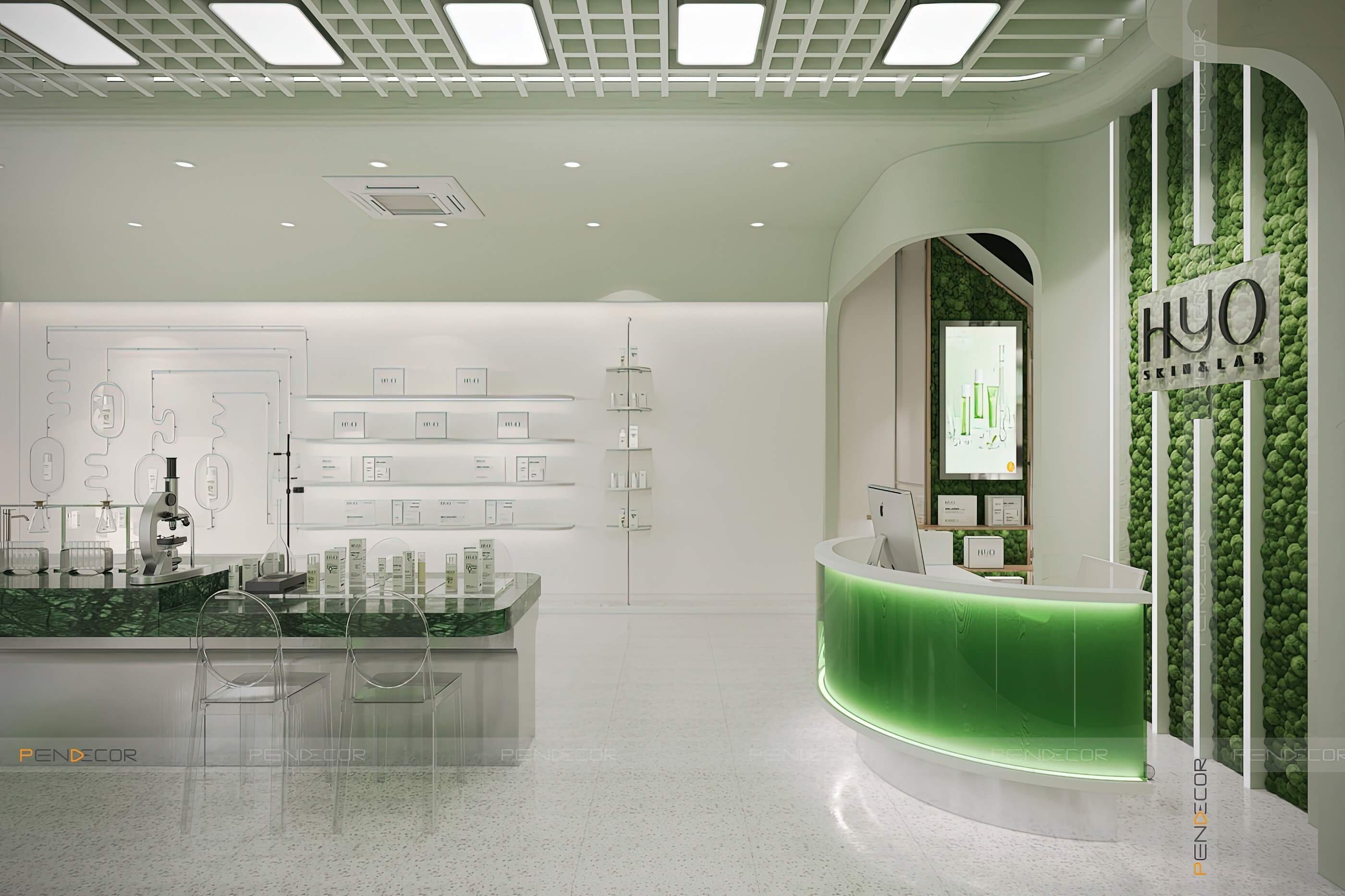 Thiết Kế Shop Mỹ Phẩm Hyo Skin & Lab