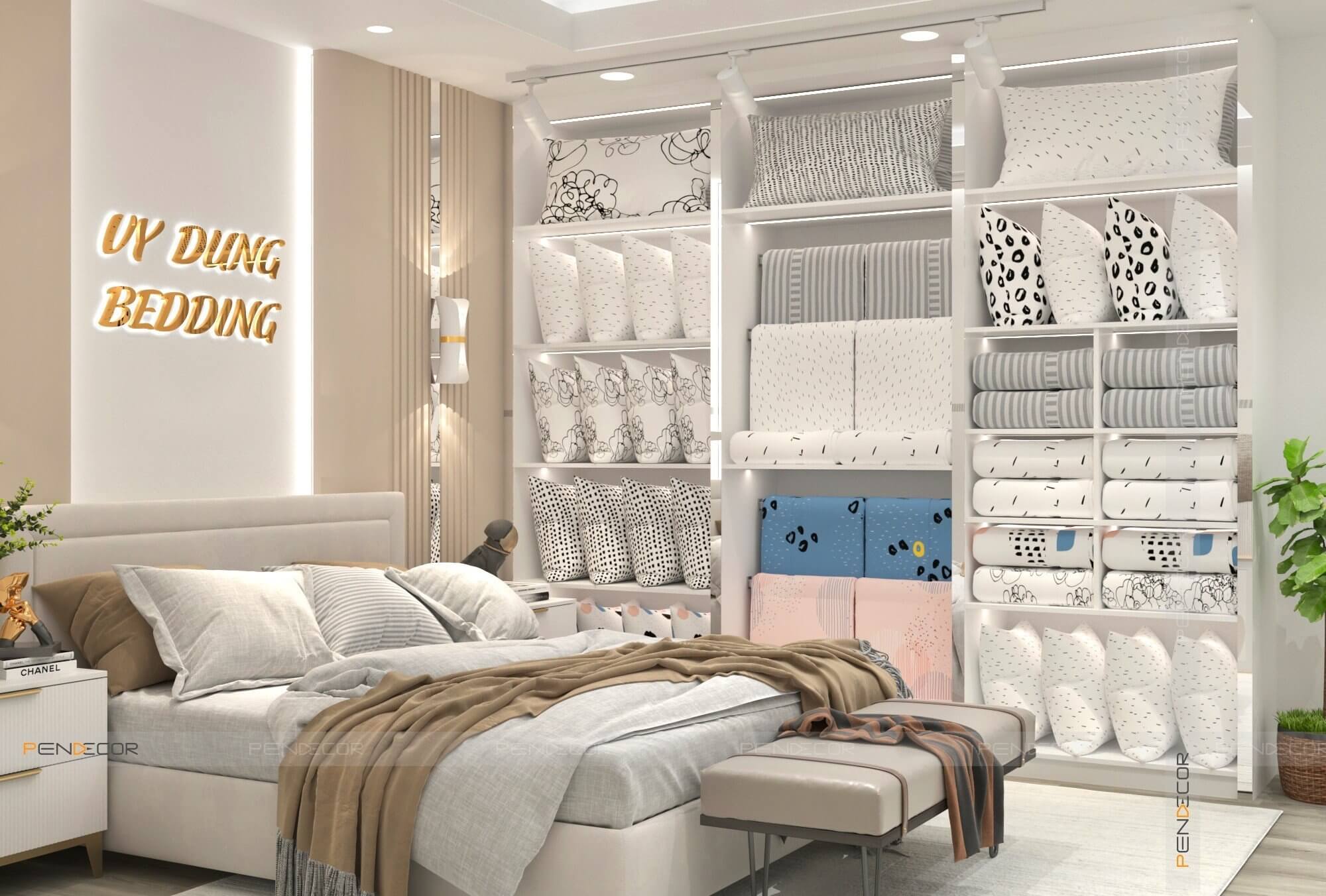 Thiết Kế Phòng Livestream Vy Dung Bedding