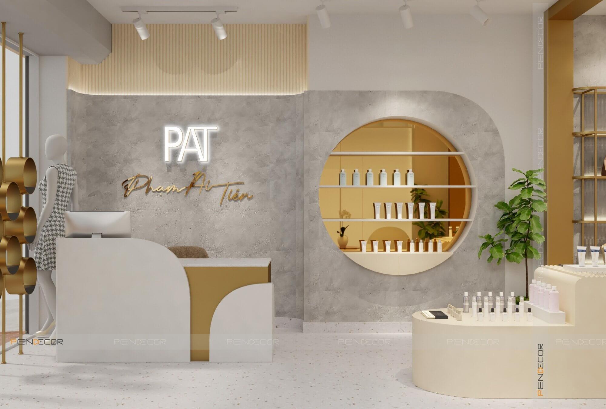 Thiết kế shop mỹ phẩm Phạm Ái Tiên