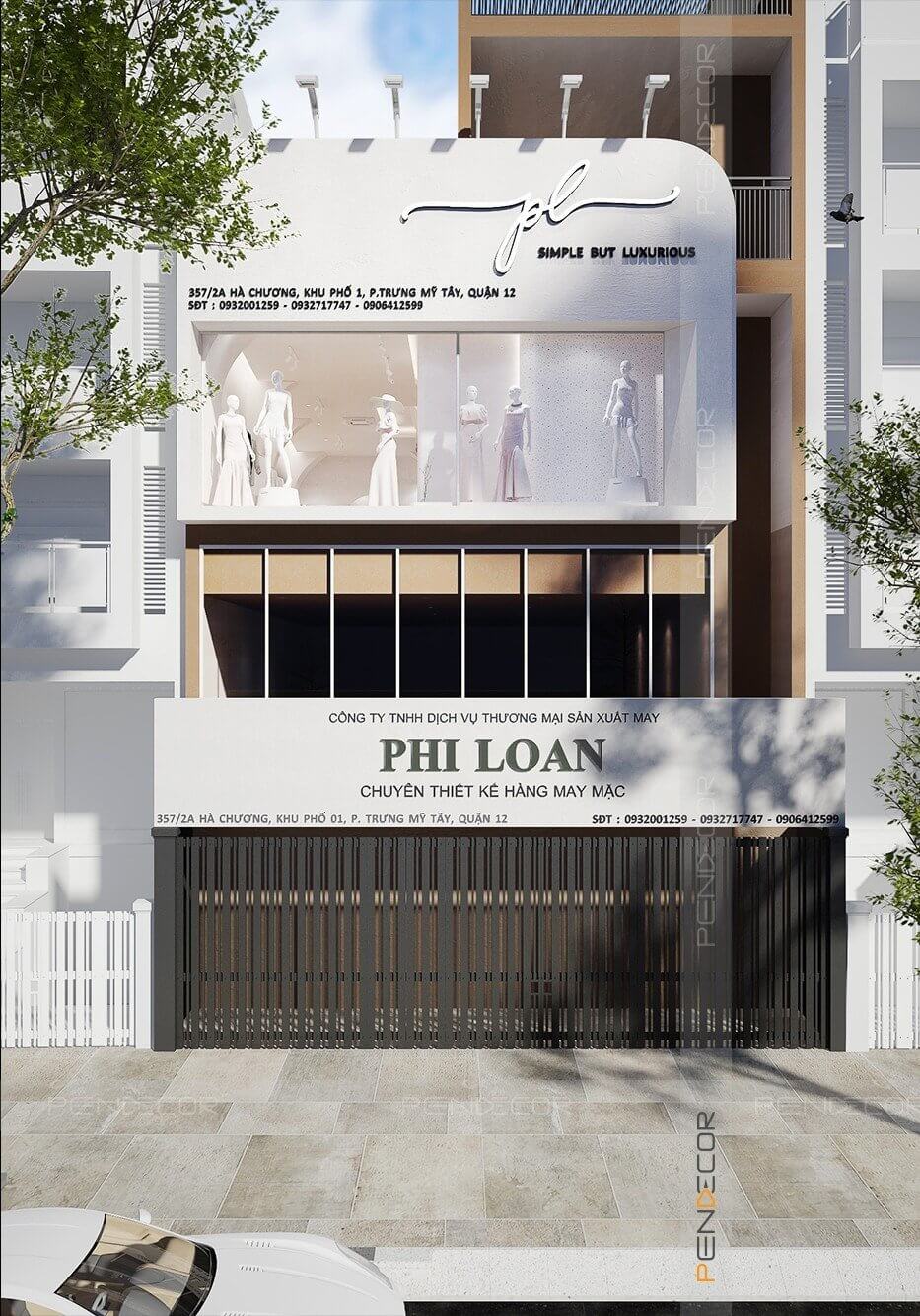 Thiết Kế Shop Quần Áo Phi Loan