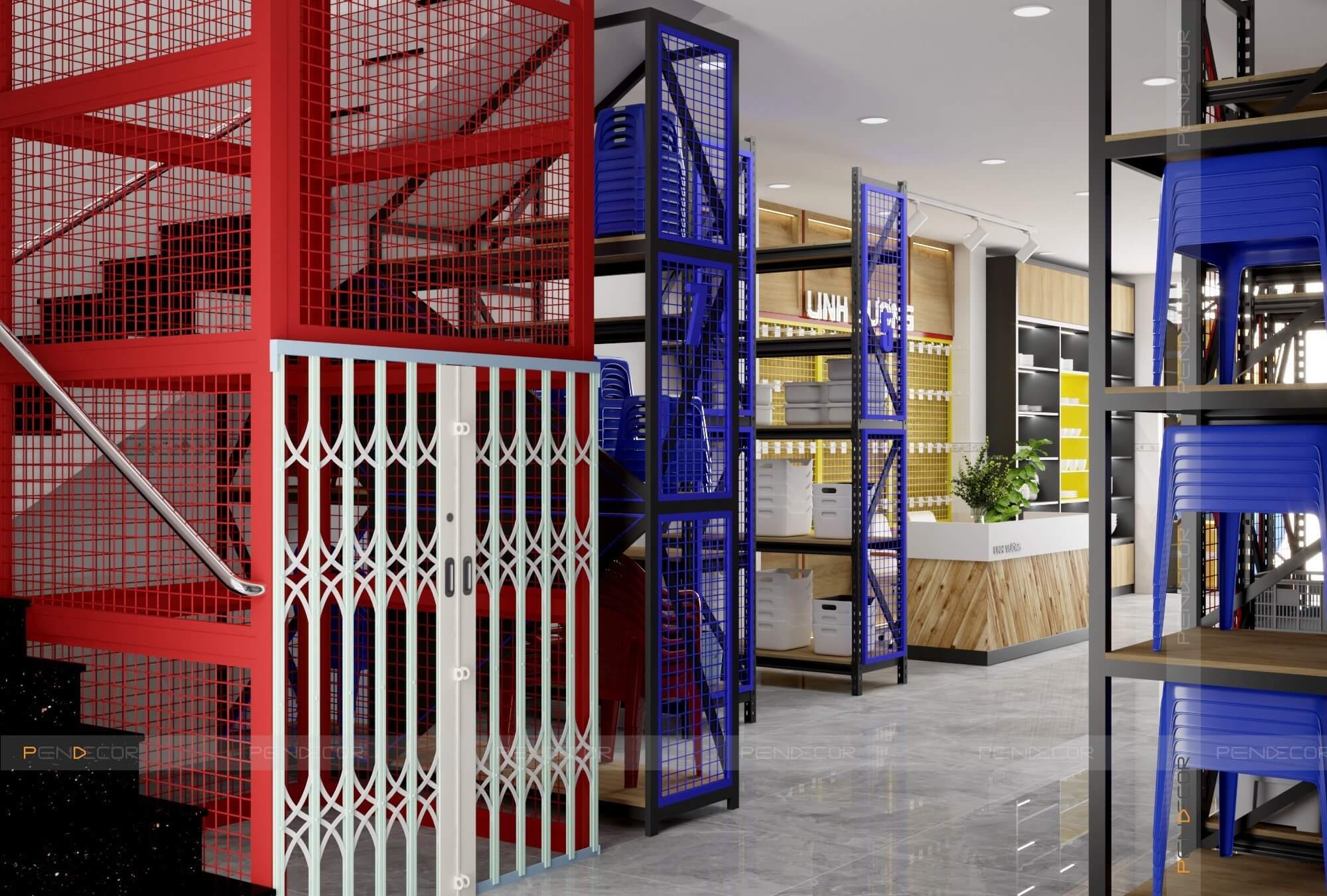 Thiết Kế Showroom Nhựa Linh Vương