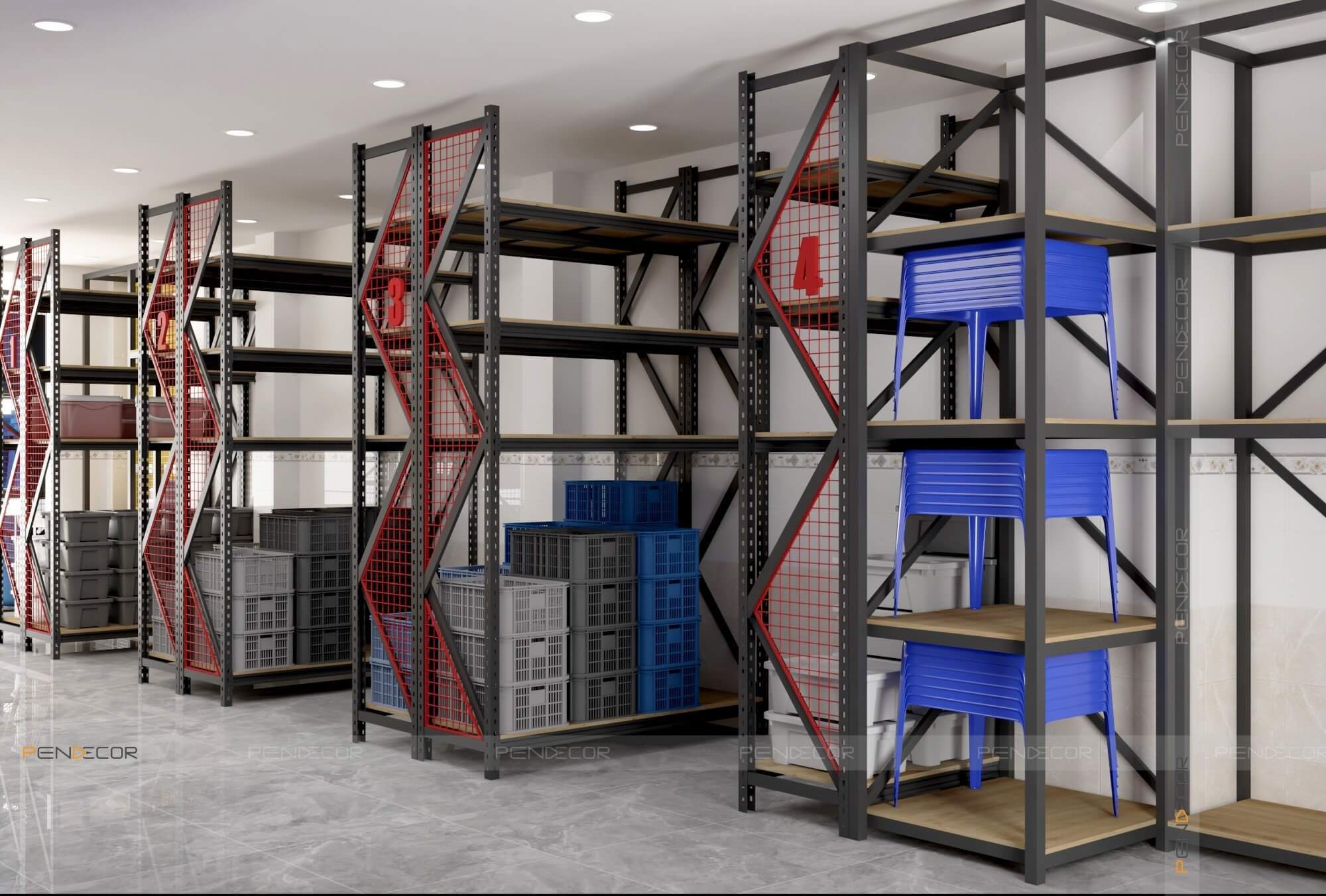 Thiết Kế Showroom Nhựa Linh Vương