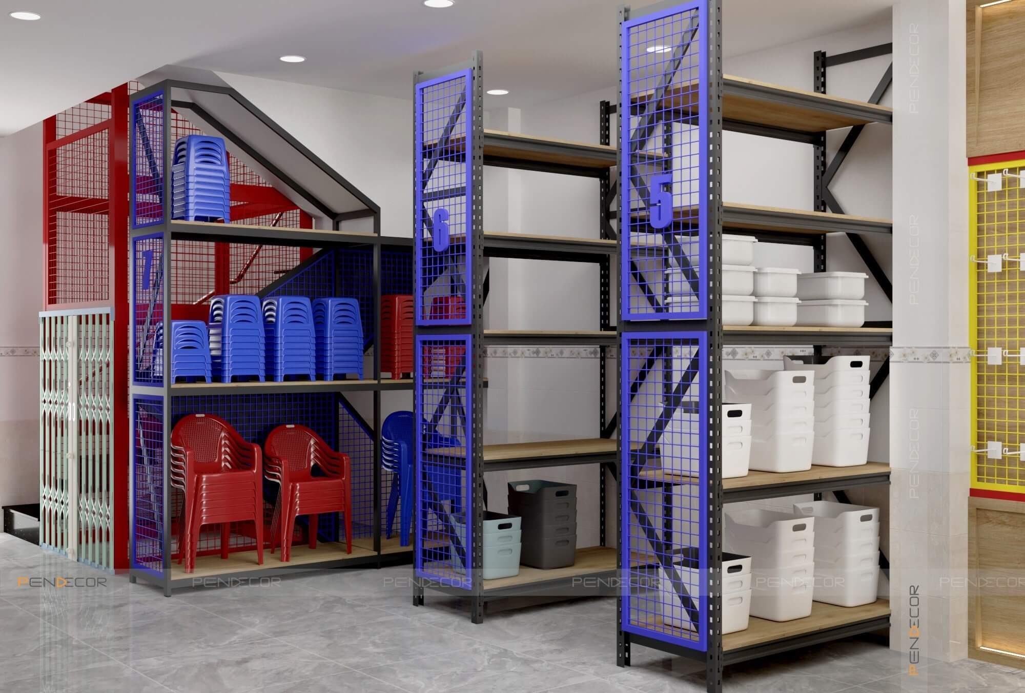 Thiết Kế Showroom Nhựa Linh Vương