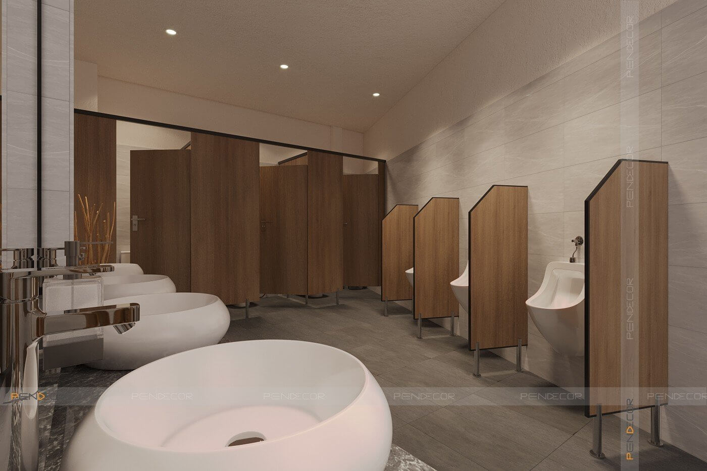 Thiết Kế Spa Hoàng Kim (Sảnh + Khu Phụ)