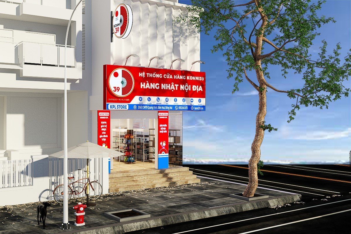 Thiết Kế Shop Hàng Nhật Nội Địa Konni39