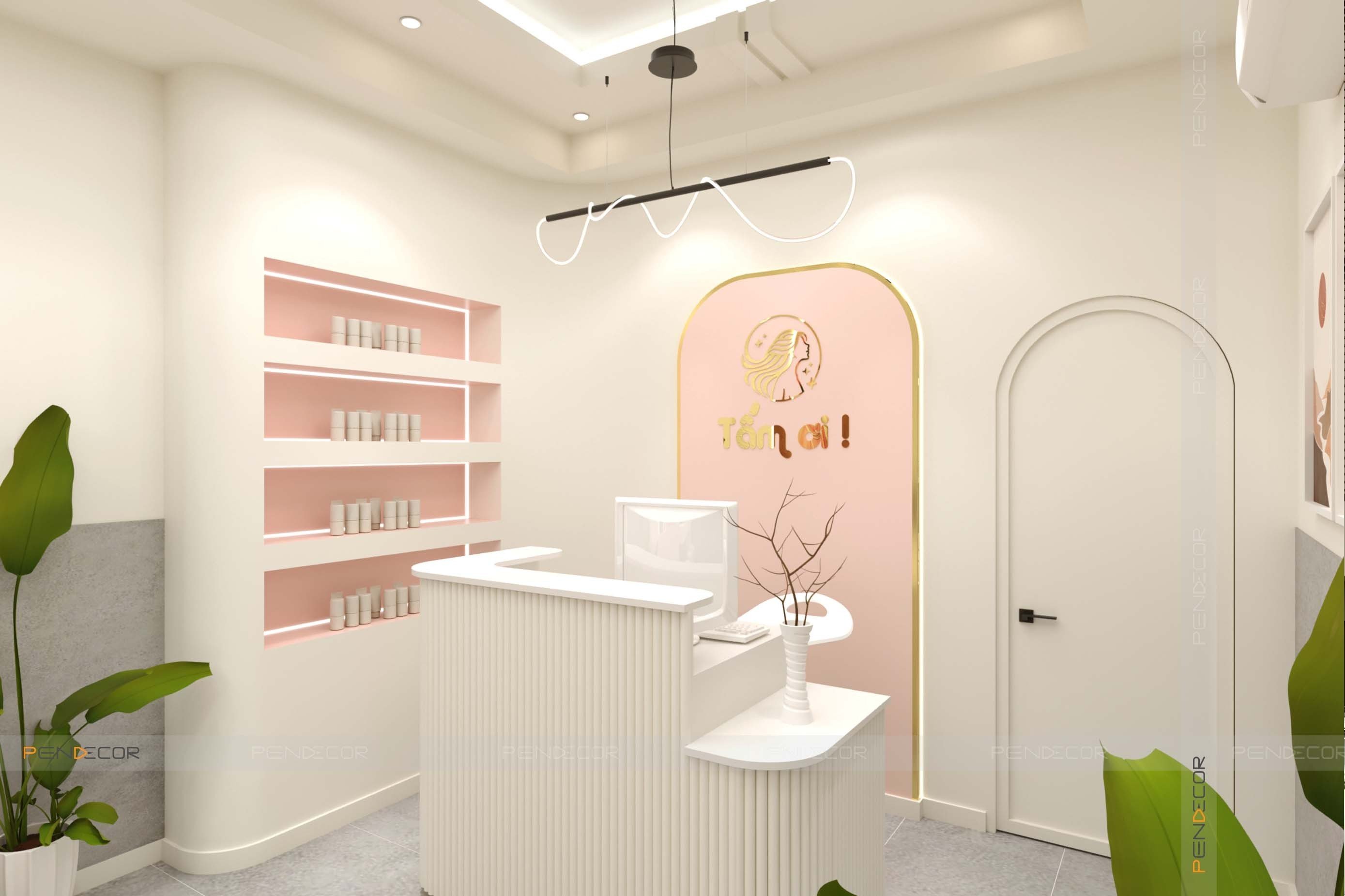 Thiết Kế Spa Gội Đầu Dưỡng Sinh Tấm Ơi