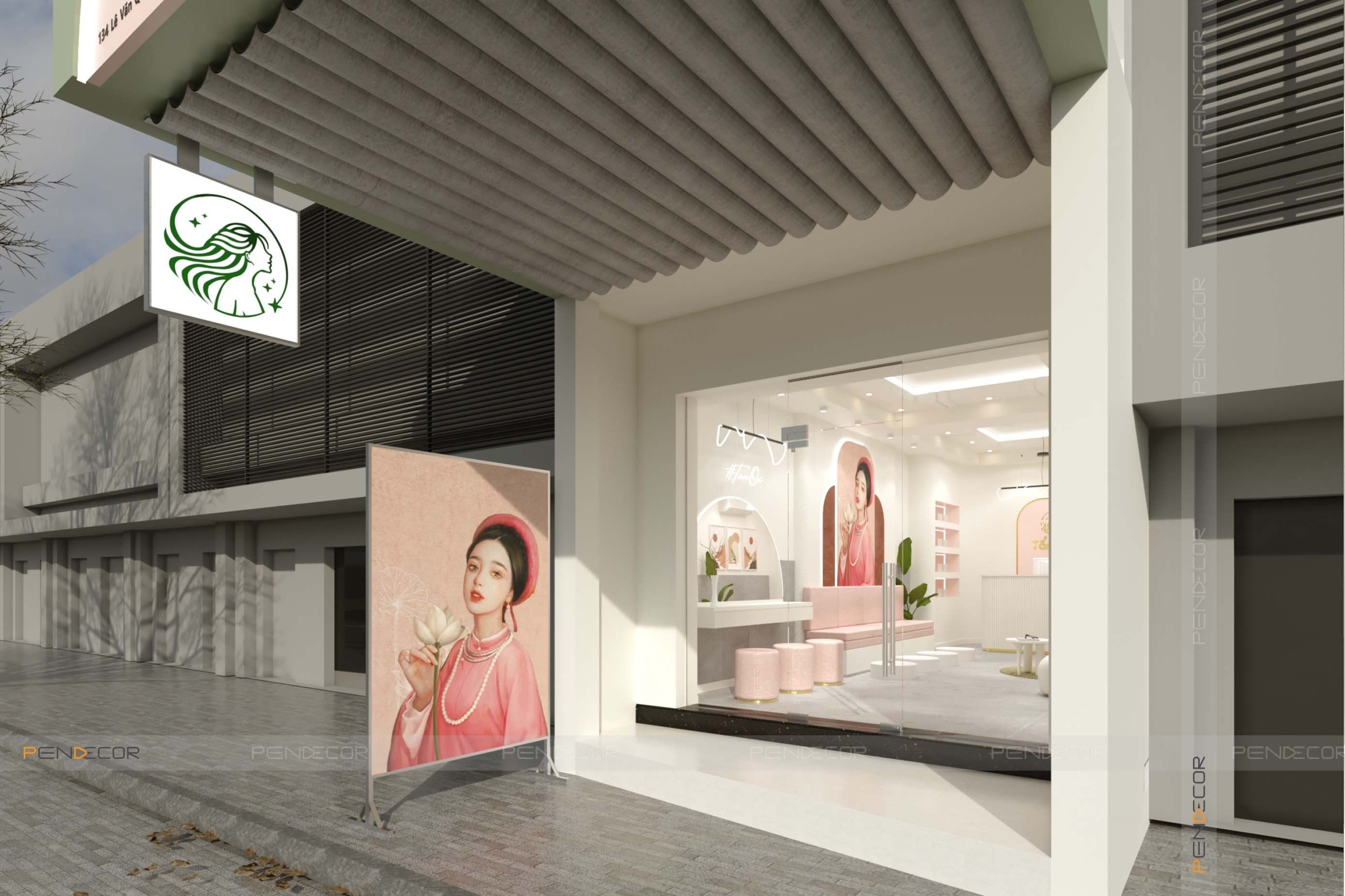 Thiết Kế Spa Gội Đầu Dưỡng Sinh Tấm Ơi