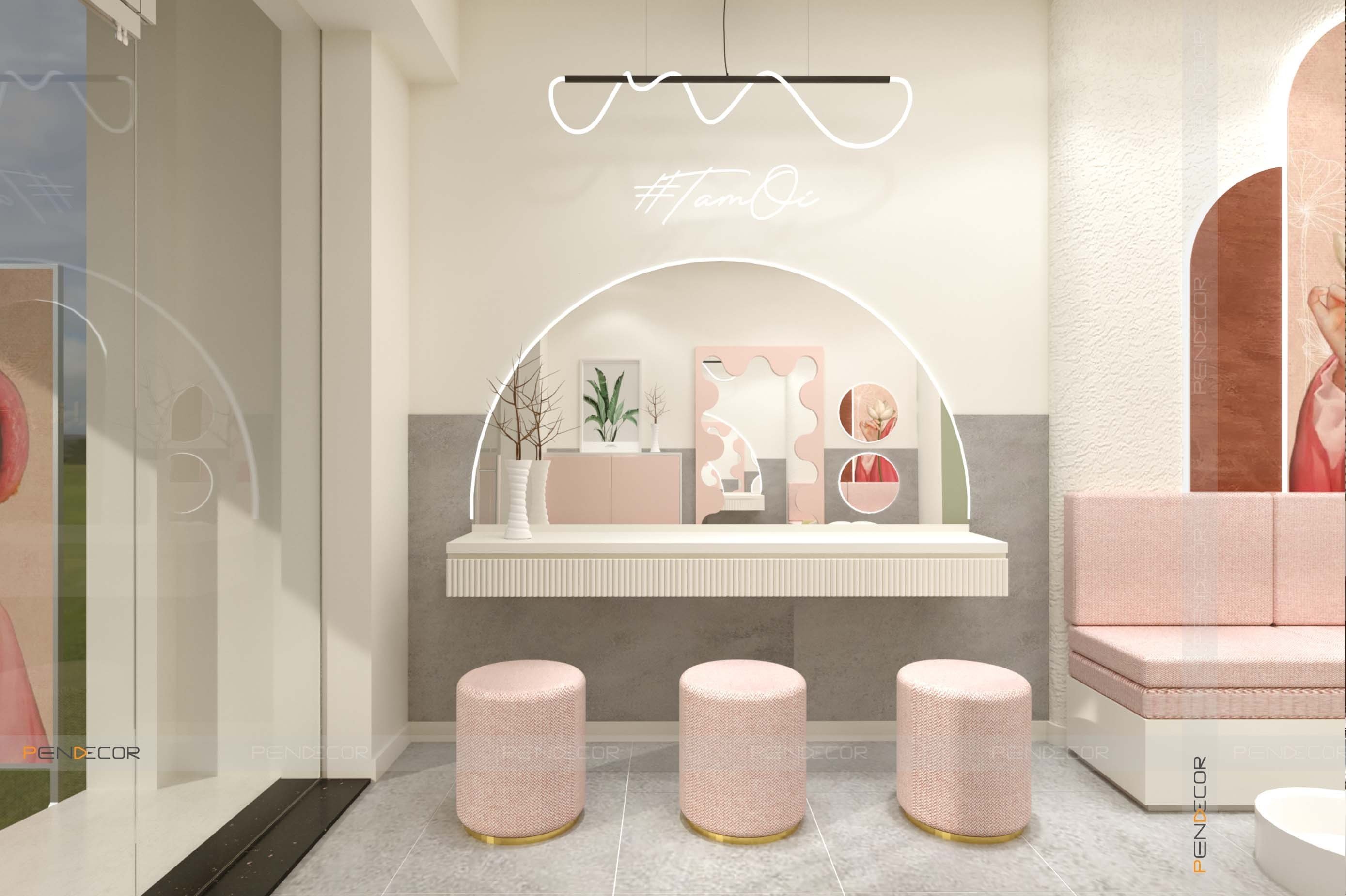 Thiết Kế Spa Gội Đầu Dưỡng Sinh Tấm Ơi