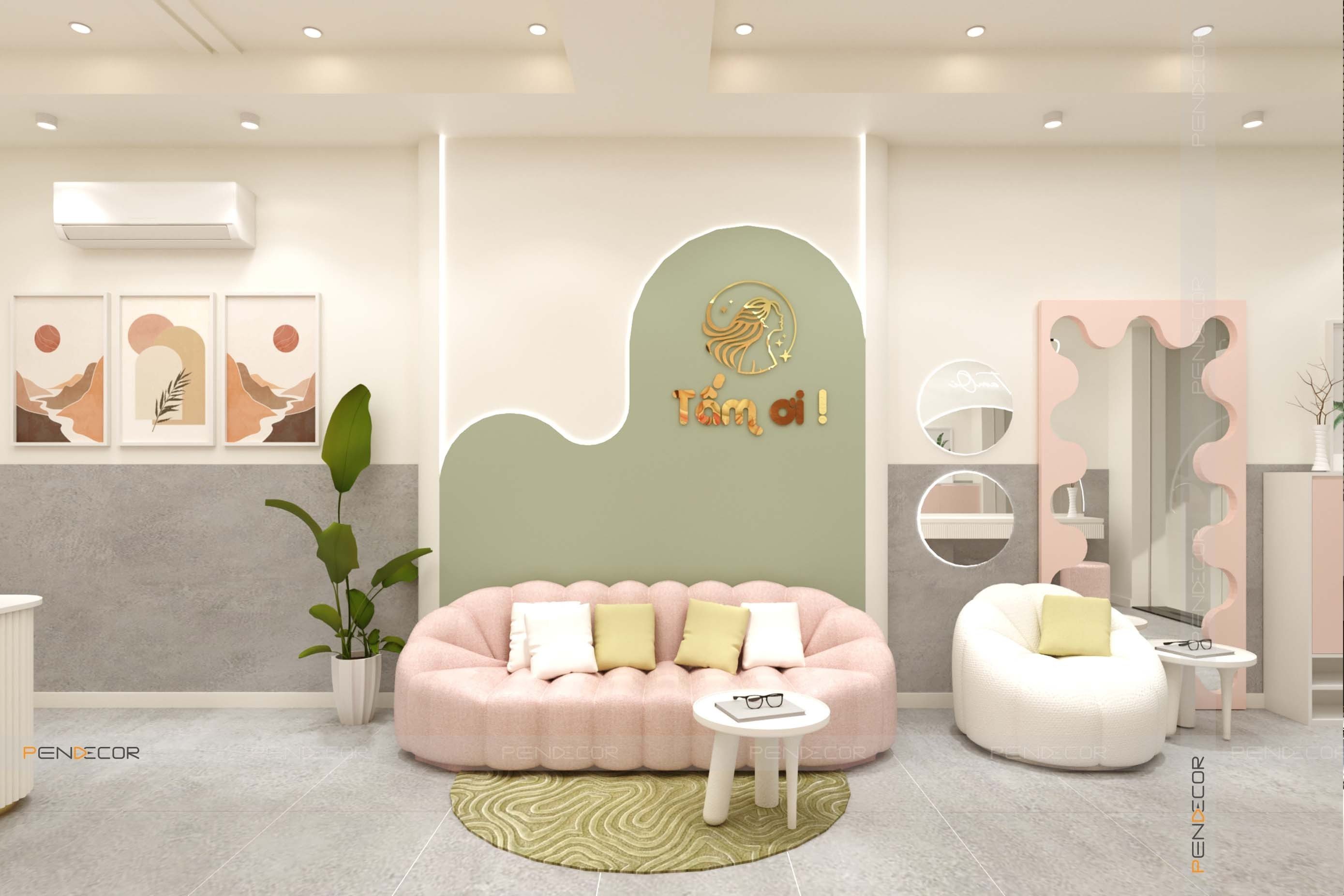 Thiết Kế Spa Gội Đầu Dưỡng Sinh Tấm Ơi