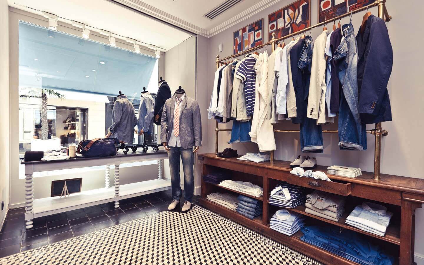 mẫu thiết kế shop quần áo unisex - 20