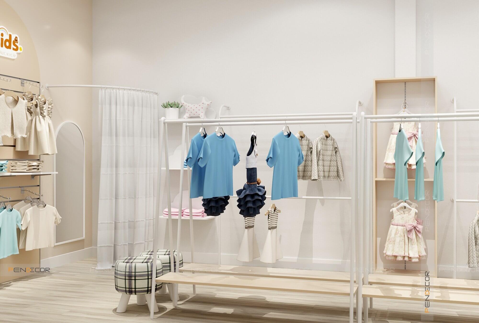 Thiết Kế Shop Thời Trang Trẻ Em B&B Kids