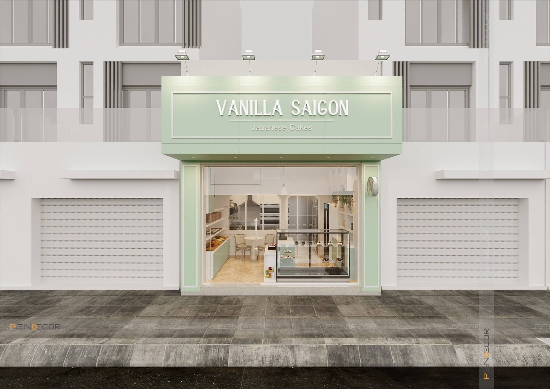 Thiết Kế Tiệm Bánh Vanilla Saigon