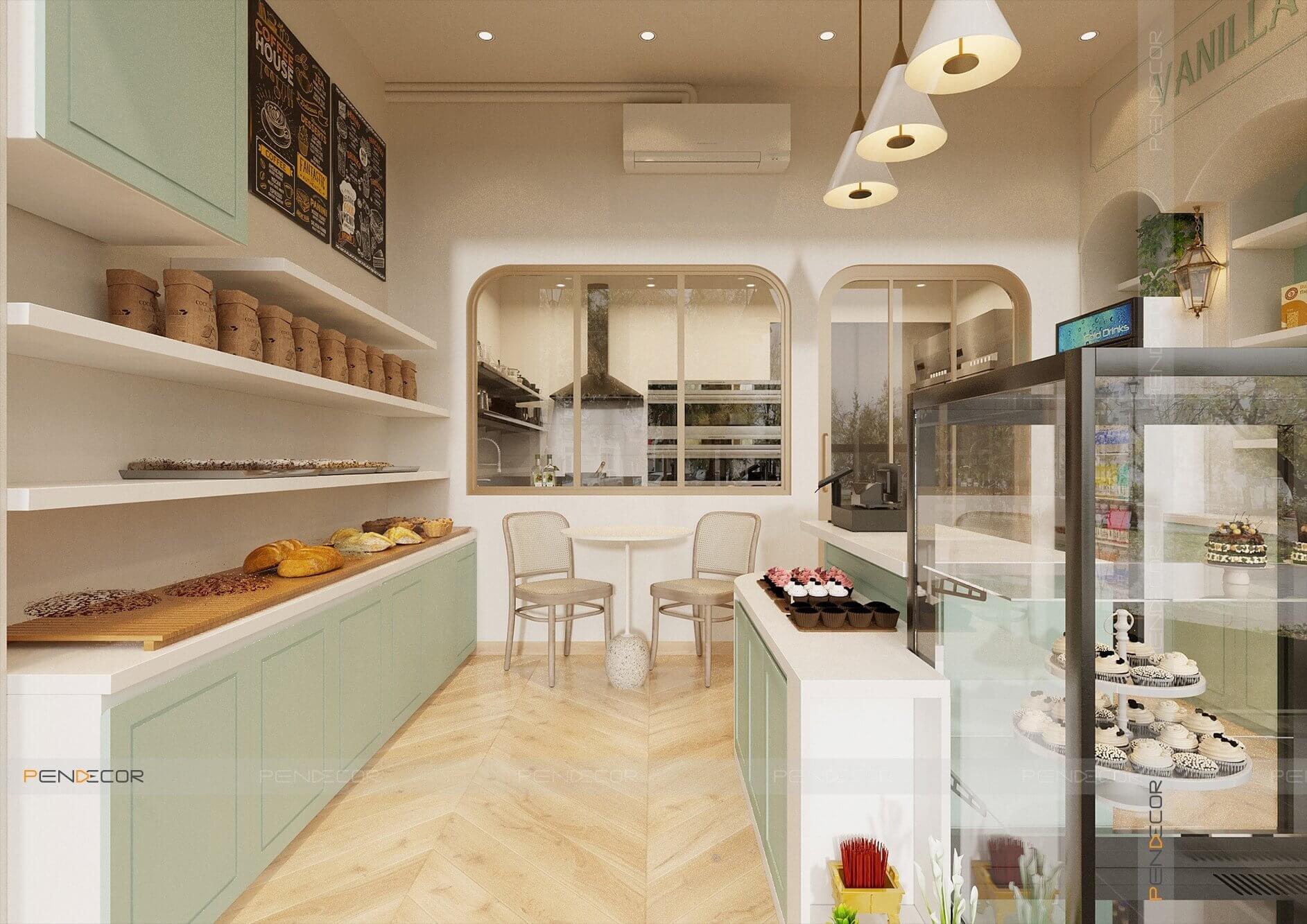 Thiết Kế Tiệm Bánh Vanilla Saigon