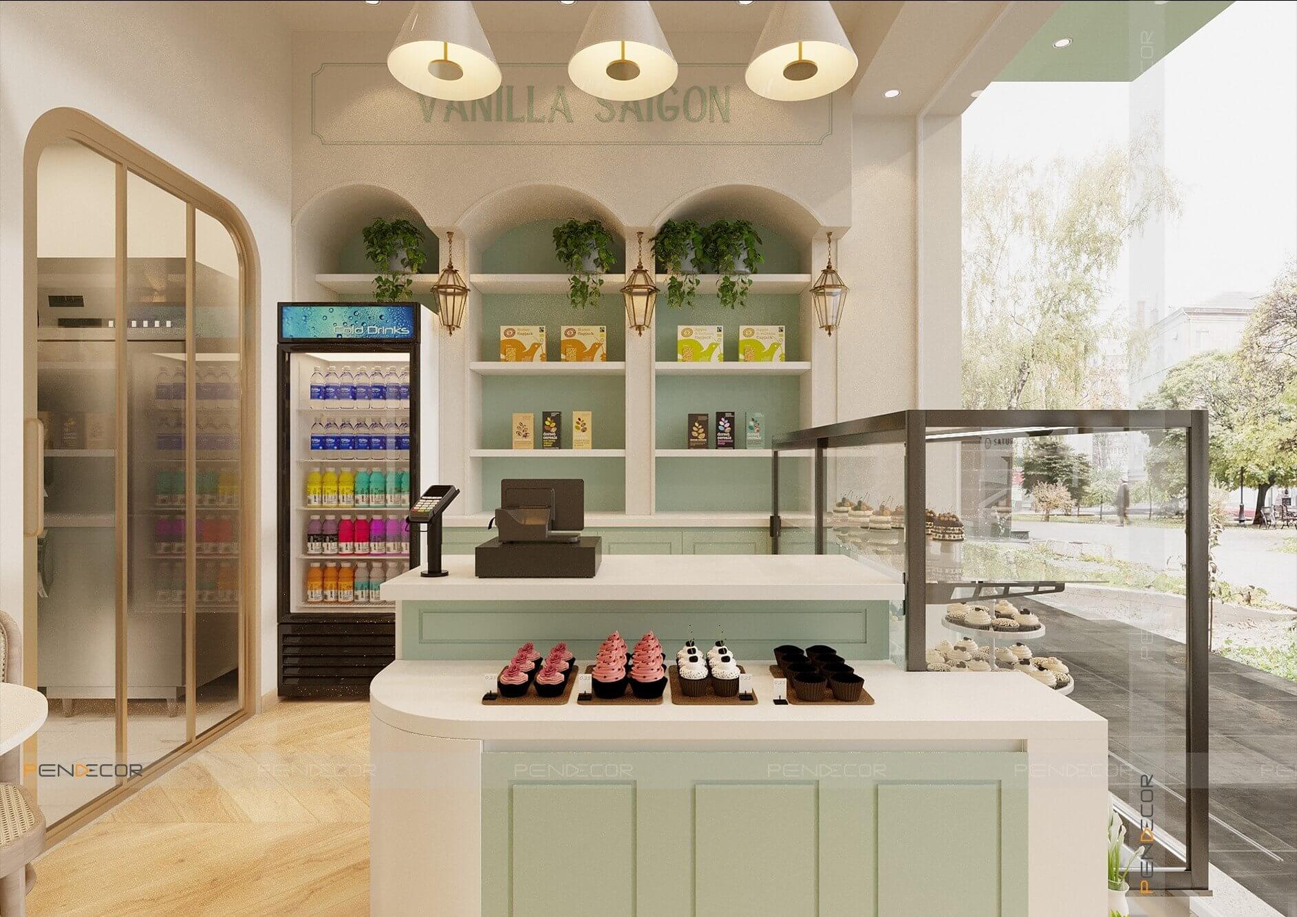 Thiết Kế Tiệm Bánh Vanilla Saigon