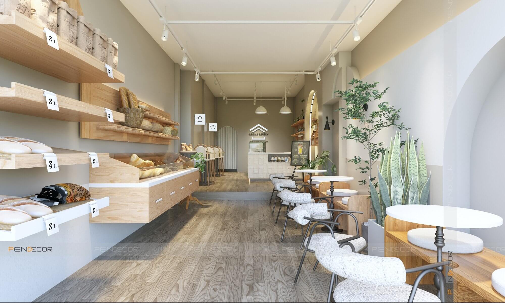 Thiết Kế Tiệm Bánh Aroma Bakery